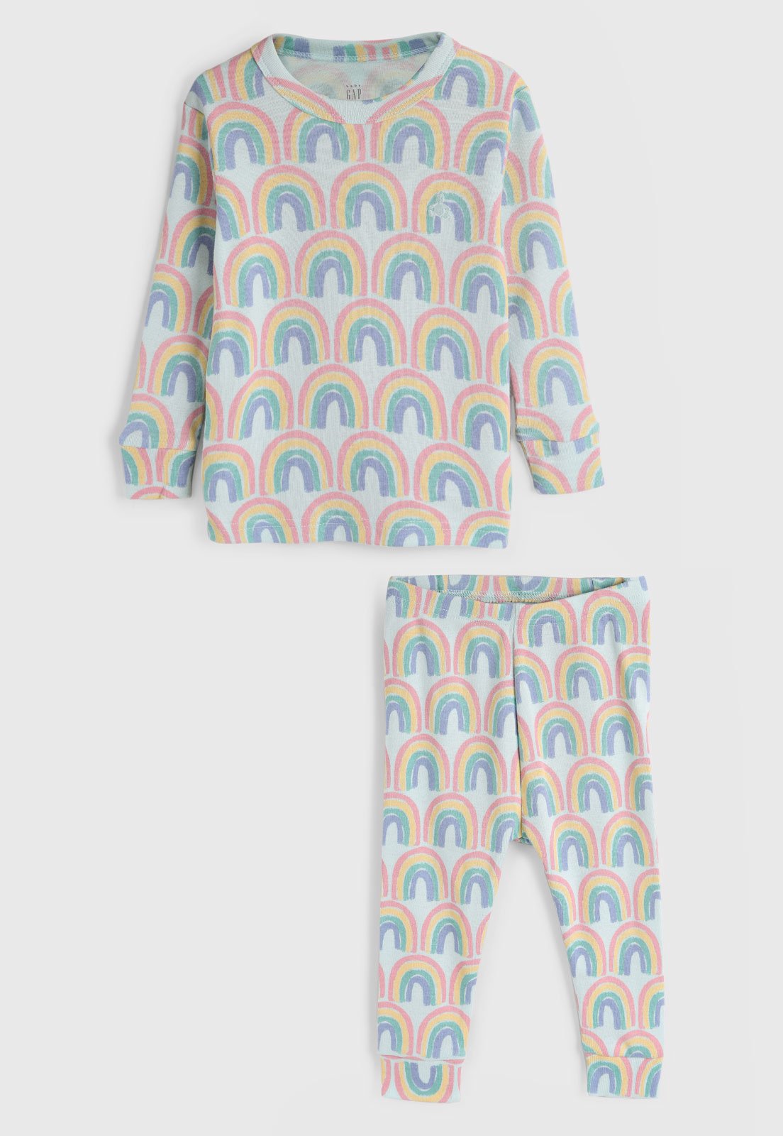 Vista 2 Pijama GAP Longo Blusa E Calça azul GAP azul