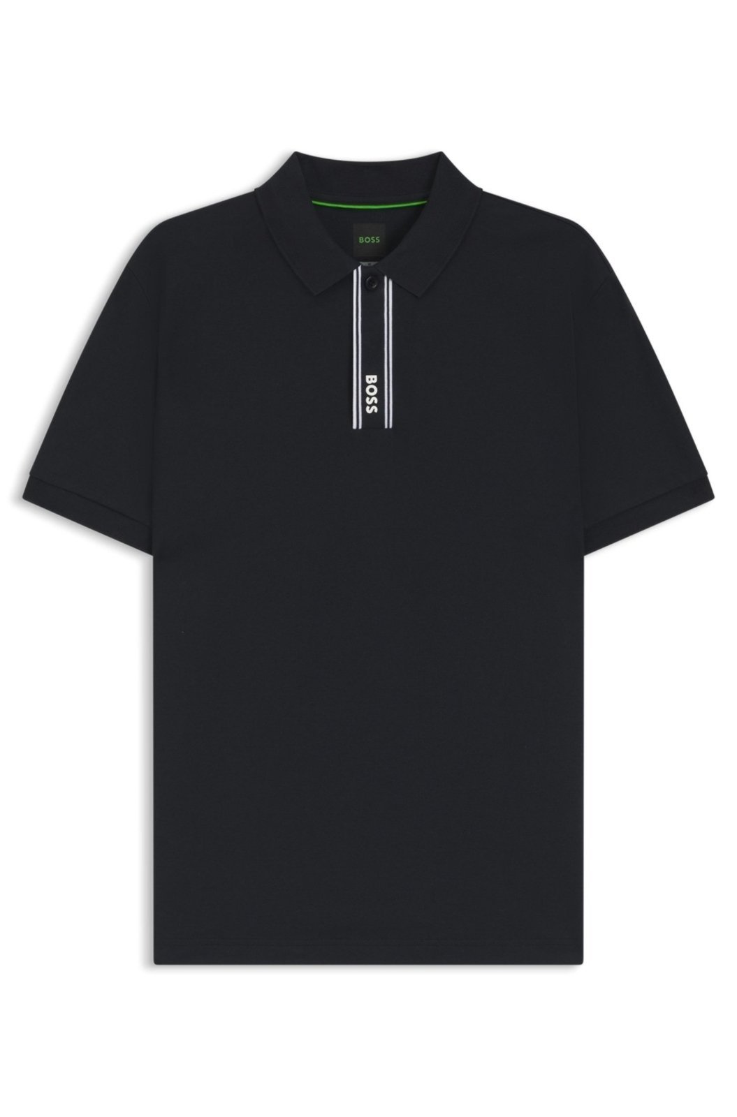 Polo Paddy Com Carcela Às Riscas E Logo