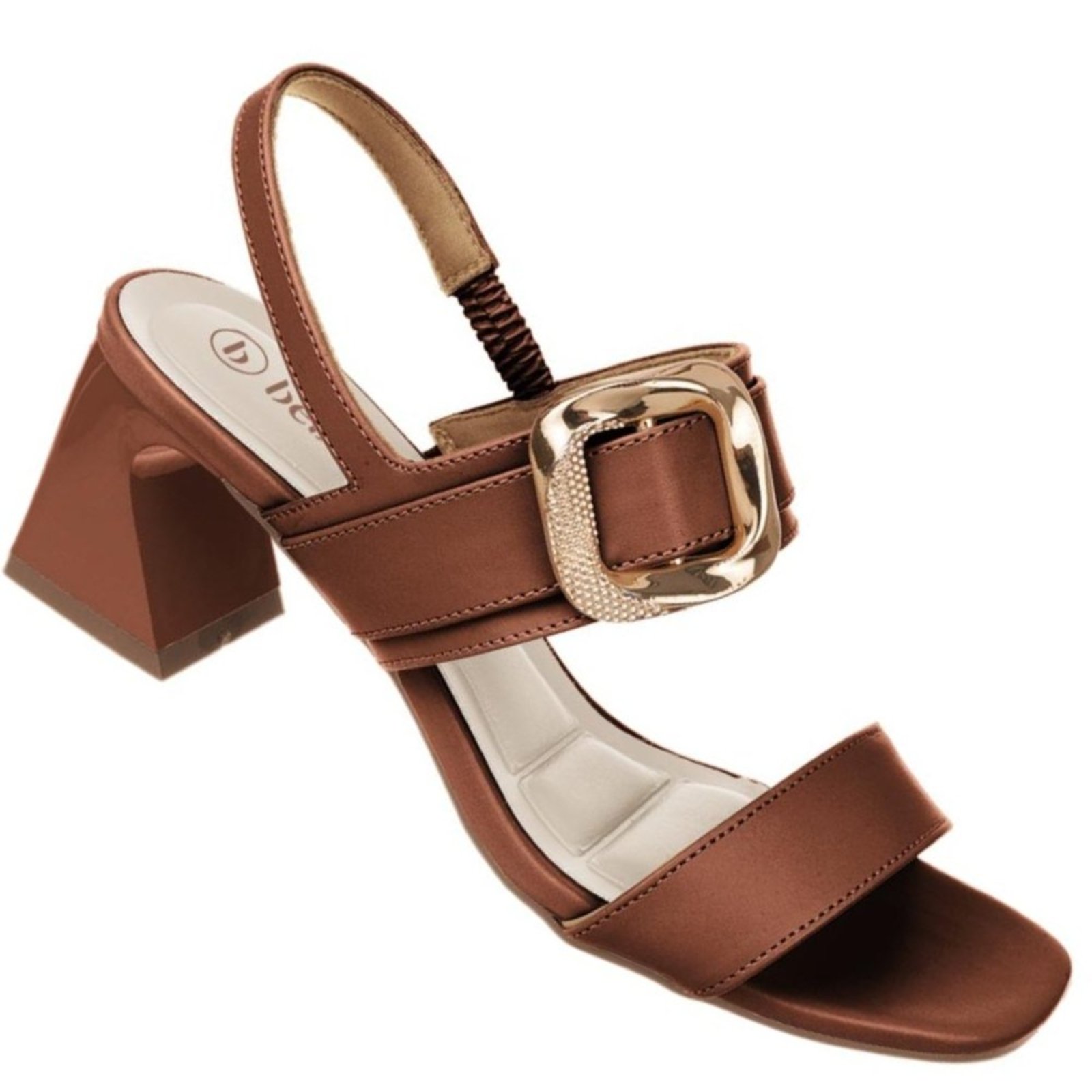 Sandalia ce Salto Groso Baixo T5254-064 Feminina