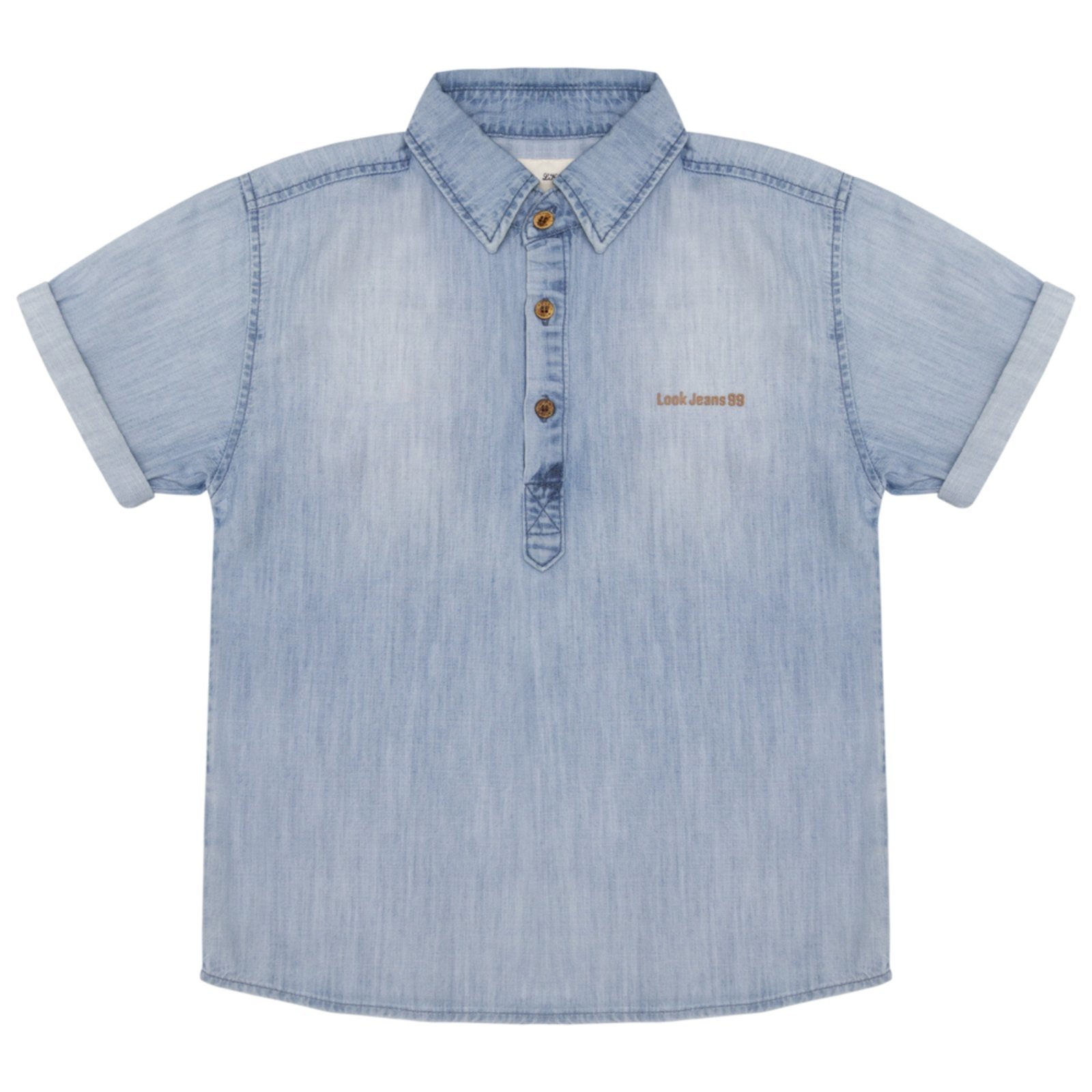 Infantil – Camisa Juvenil Look Jeans Bata Jeans