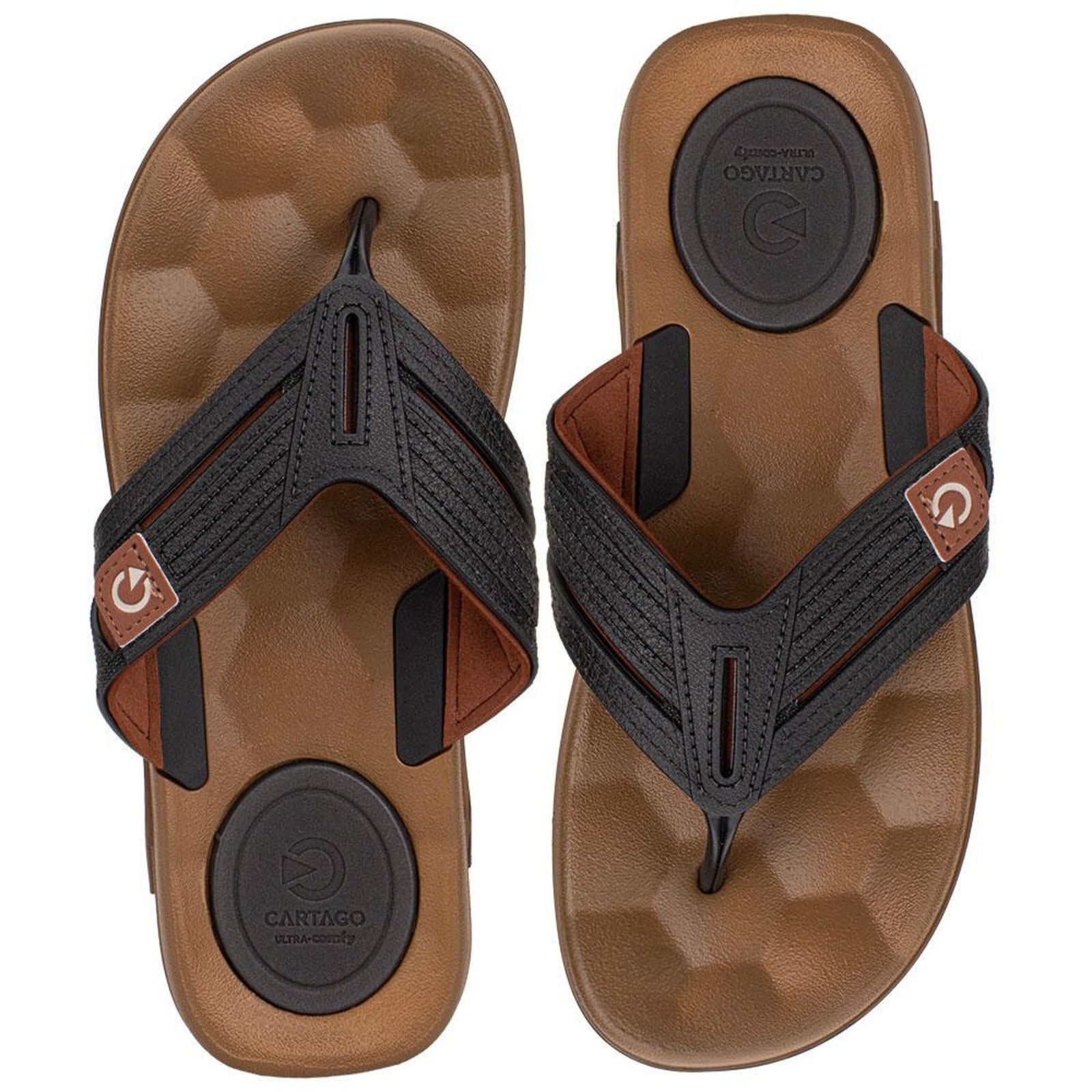 Chinelo Masculino Egeu V Cartago 12667 3292667 Preto