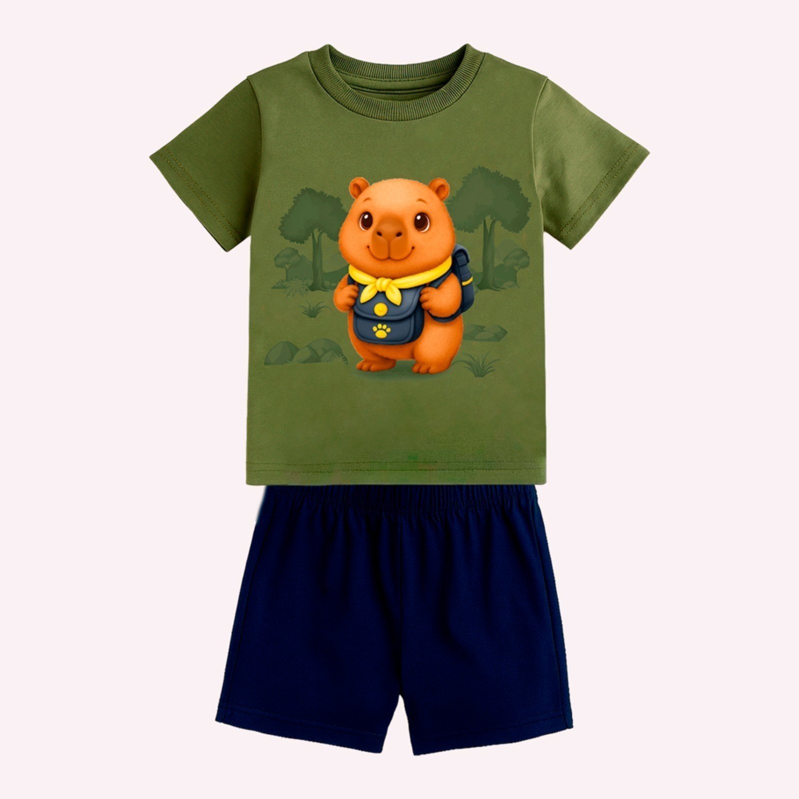 Infantil - Conjunto Capivara Menino Kyly