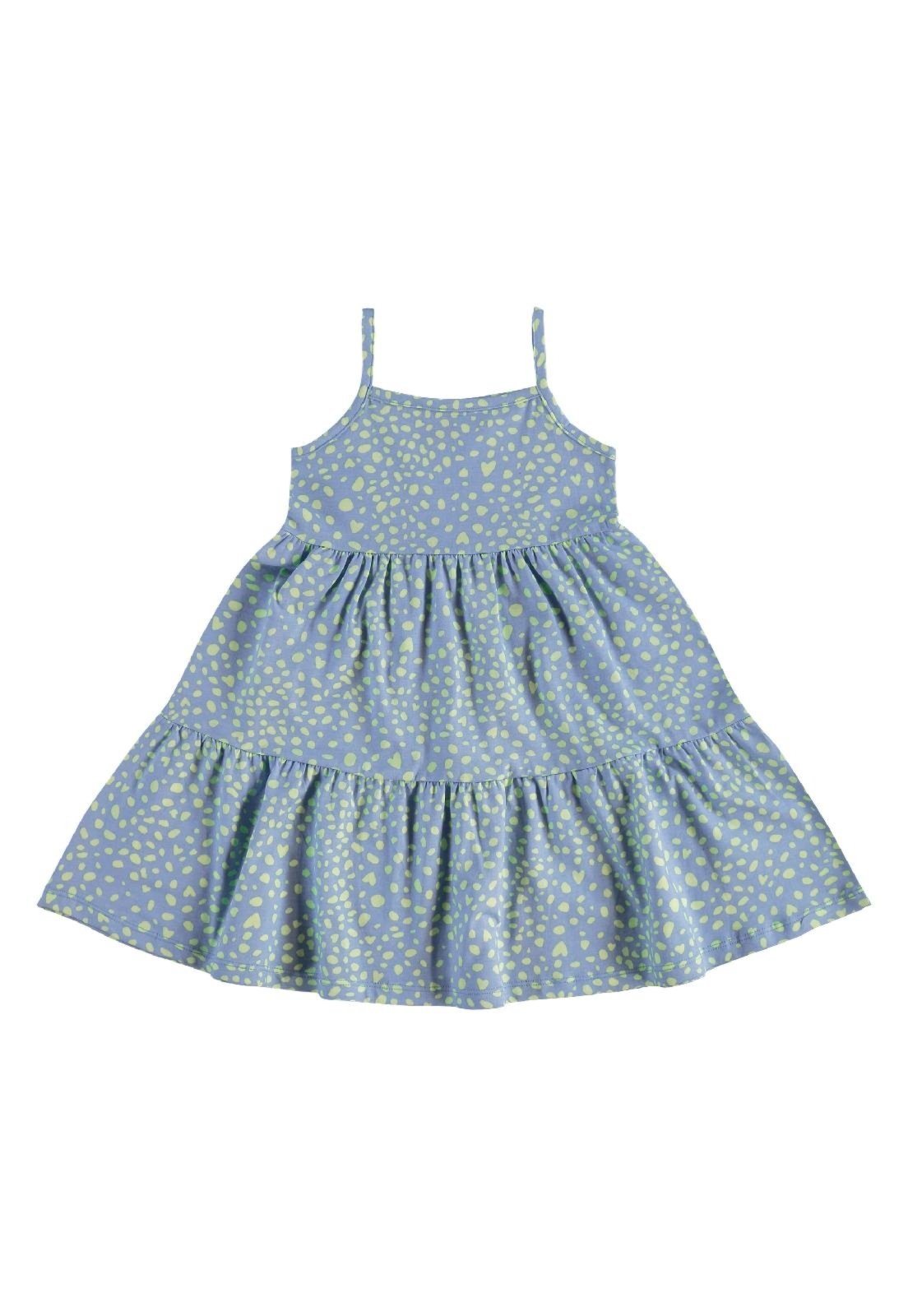 Infantil - Vestido Estampado Bee Loop Azul