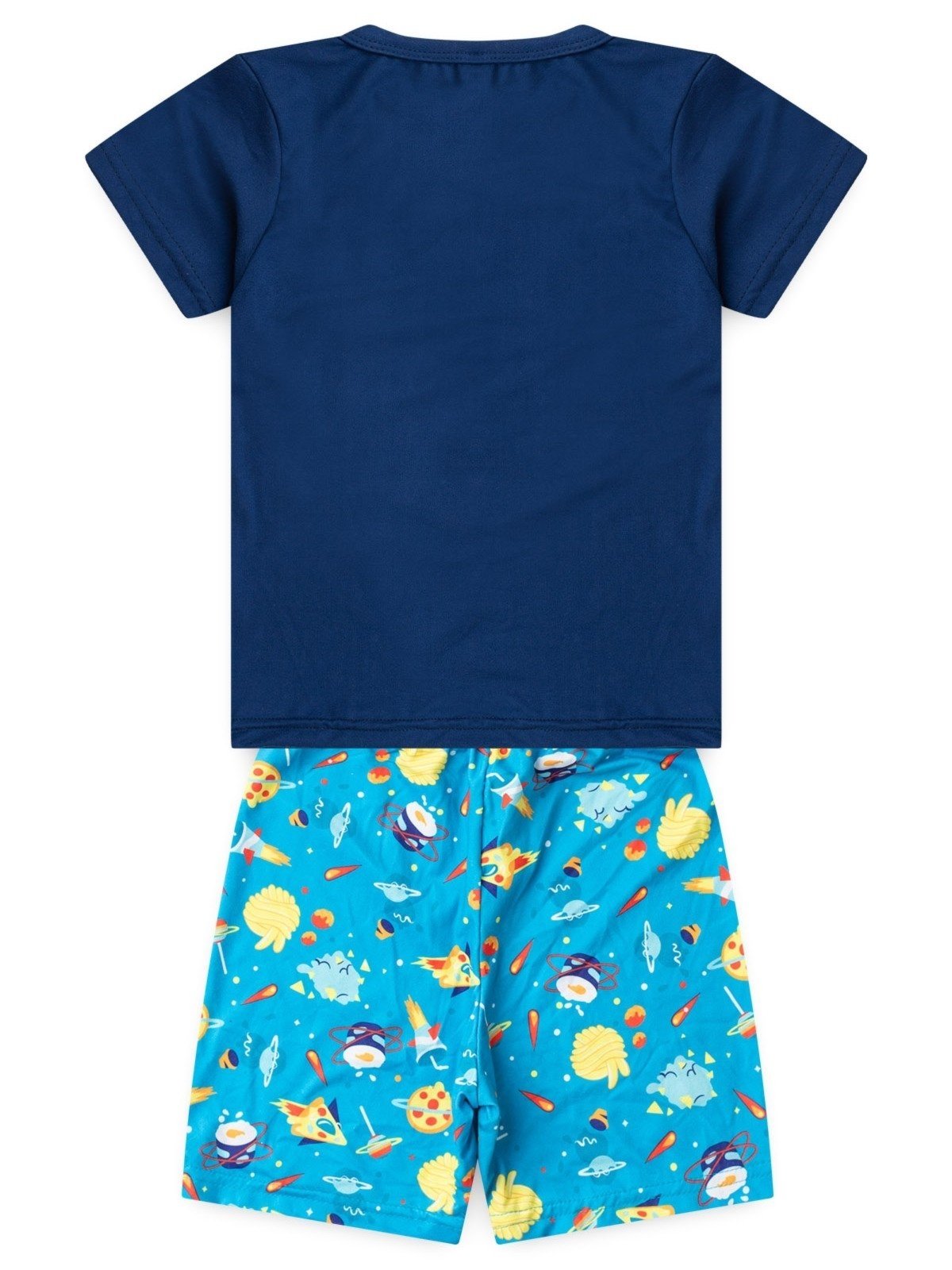 Vista 3 Pijama Platinum Noite De Lanchinhos PLATINUM KIDS azul marinho PLATINUM KIDS azul marinho