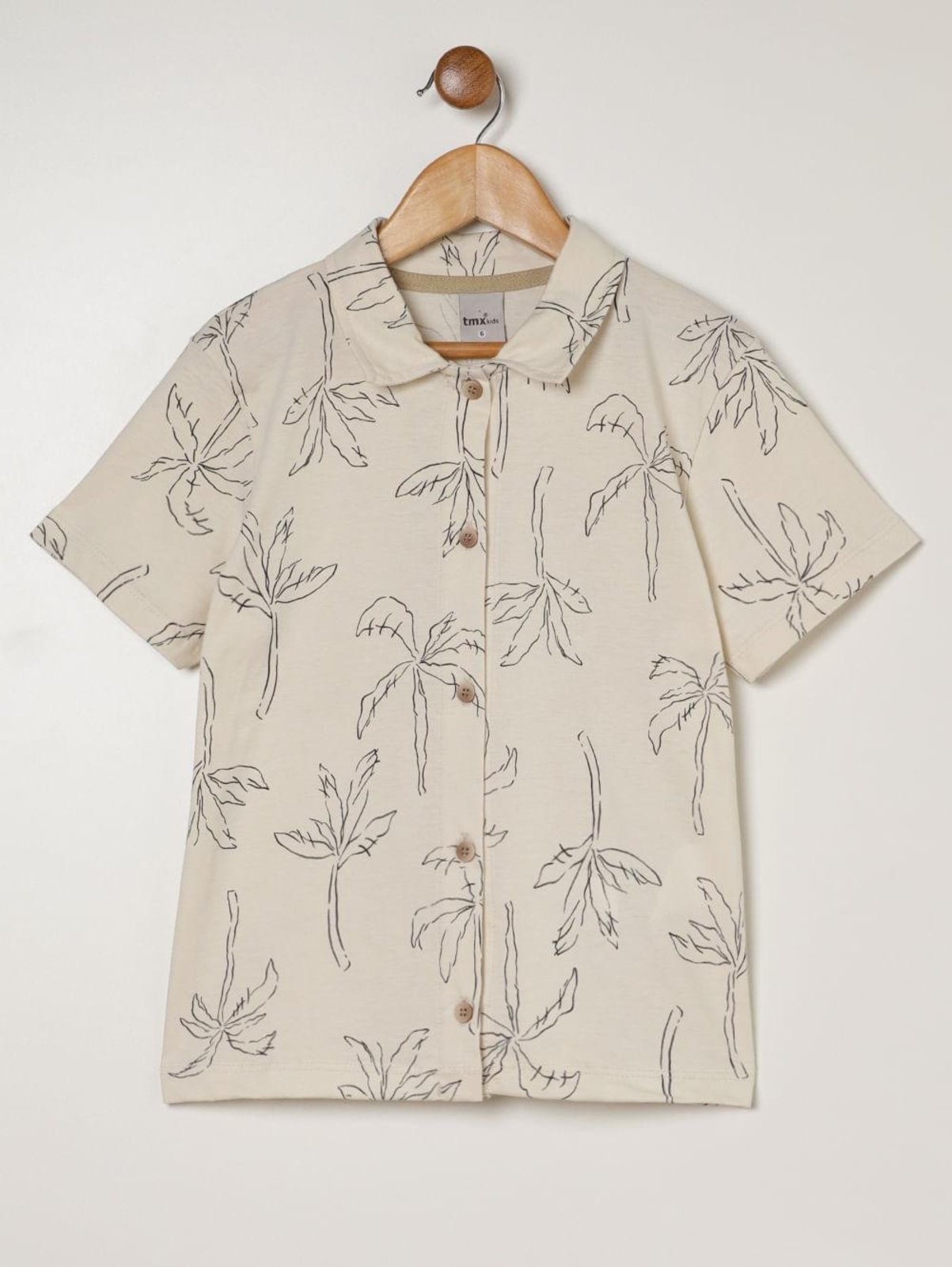 Infantil - Camisa Manga Curta Para Menino - PRETO