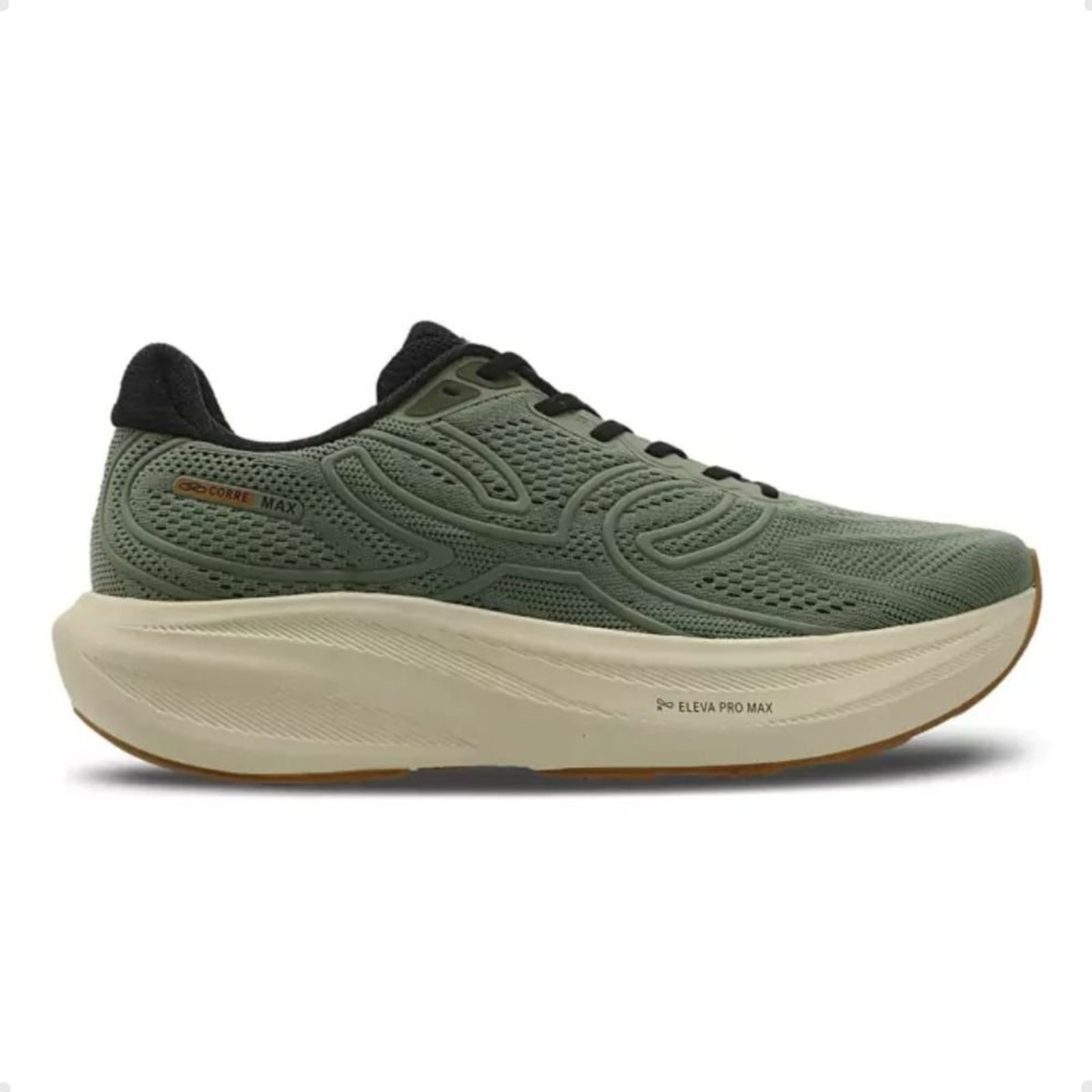 Tênis Corrida Masculino Olympikus Corre Max Verde Militar