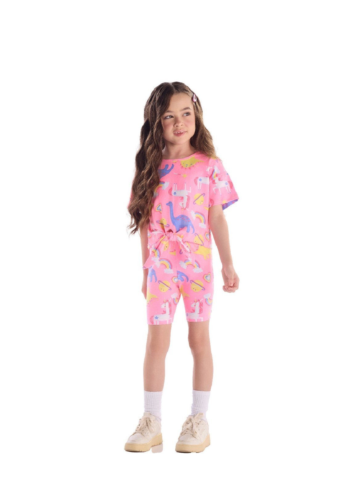 Infantil - Blusa Feminino em Cotton Quimby Pink