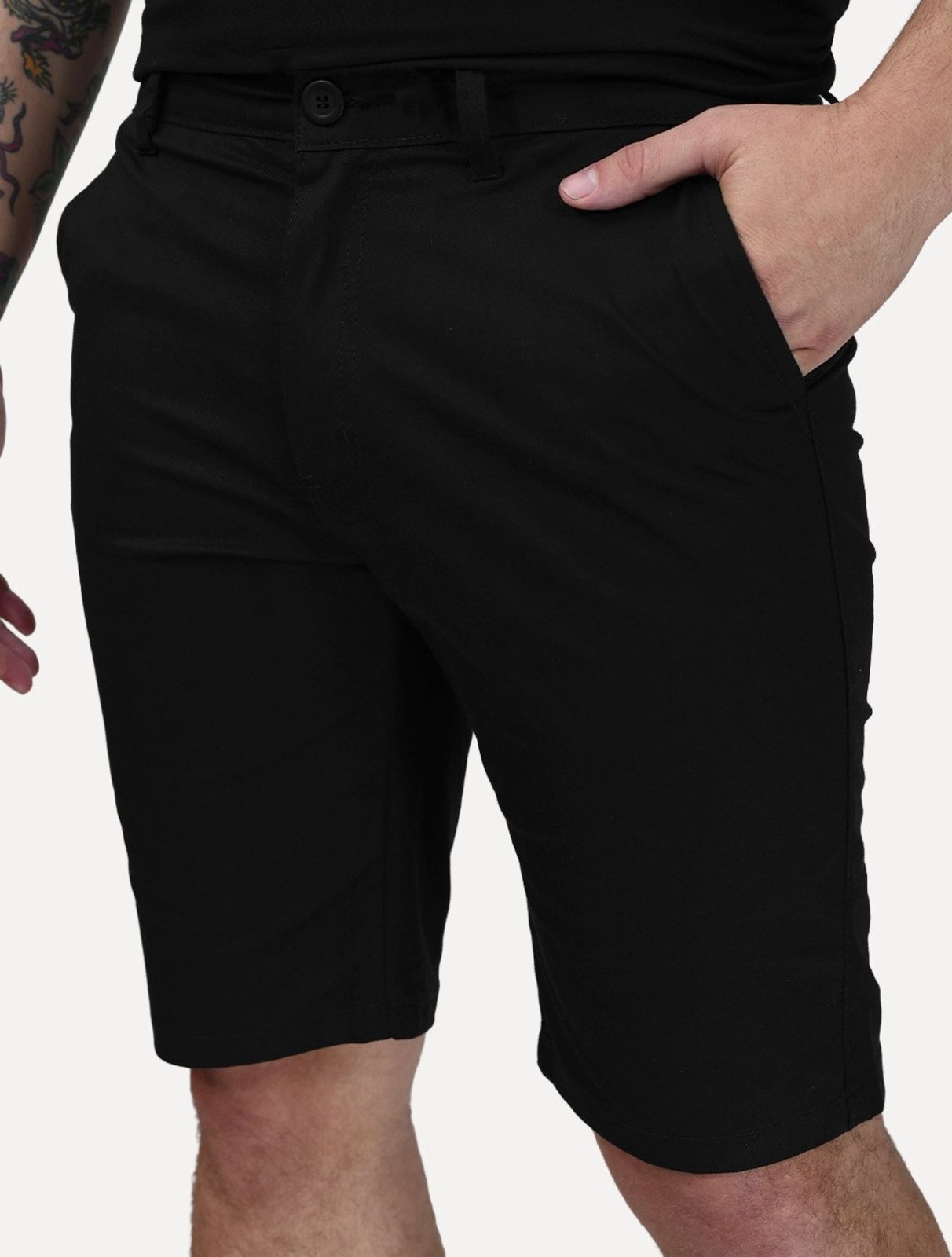 Calça Dixen Masculina Sarja Alfa Preta