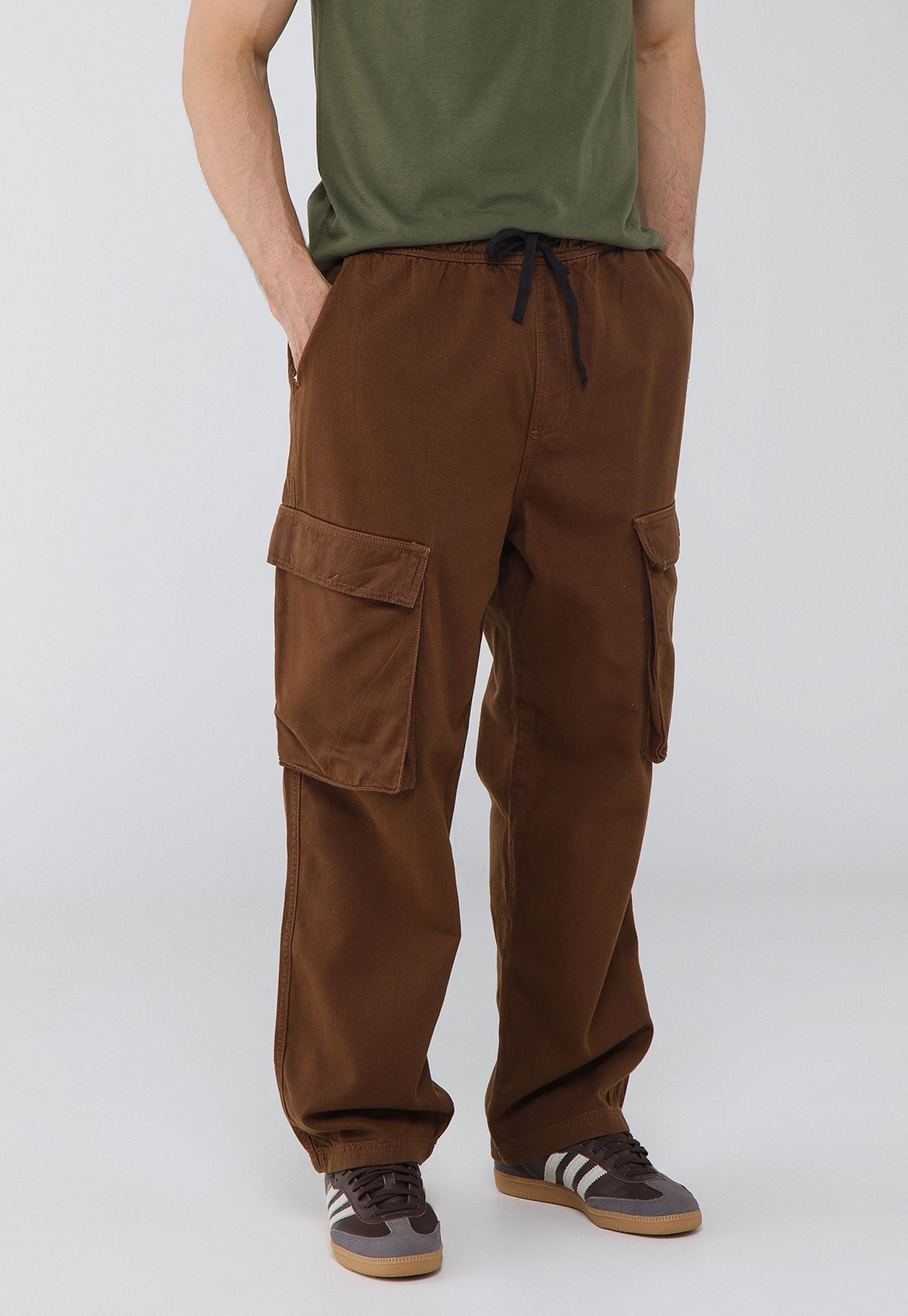Calça Cargo Masculina DC Shoes Tundra Twill Marrom