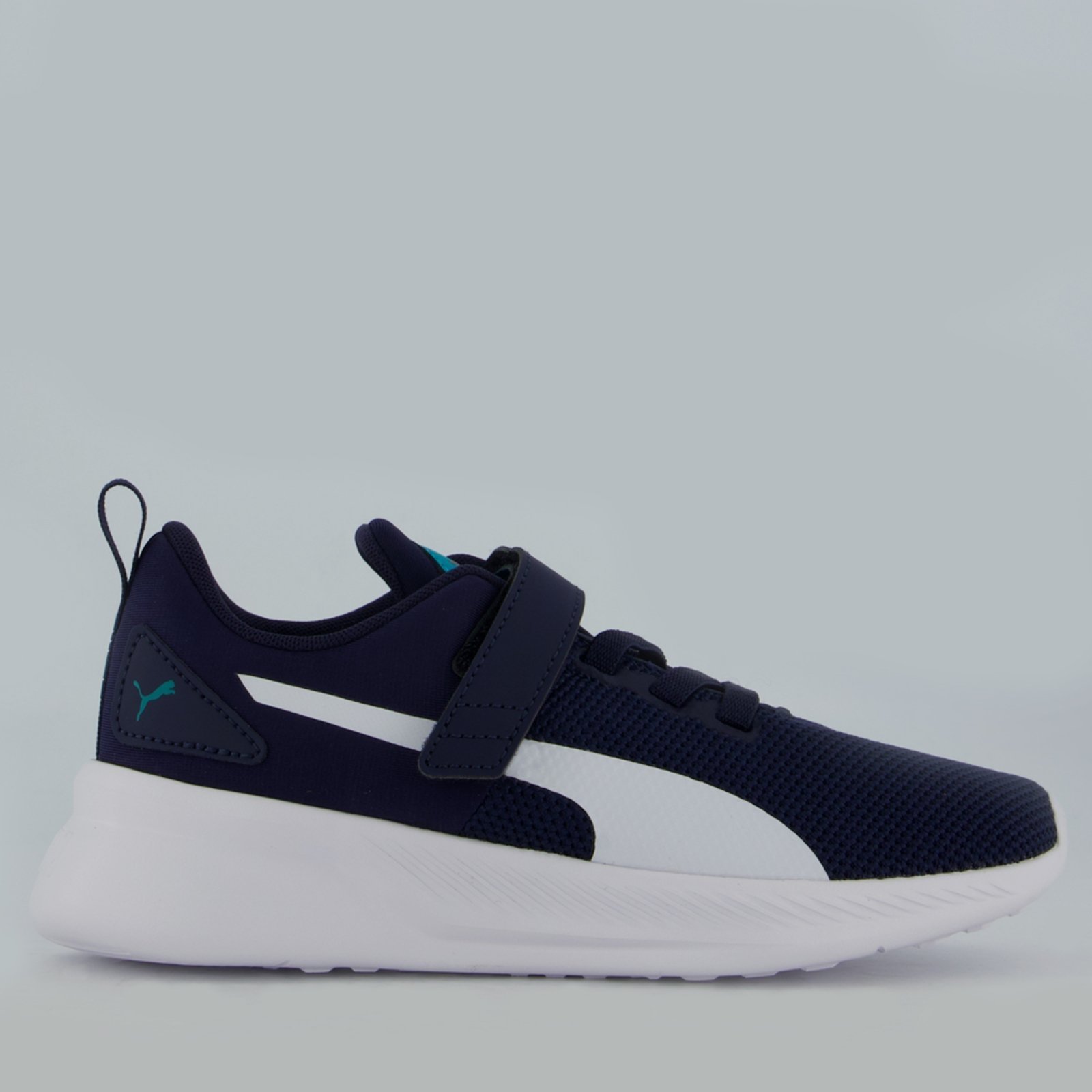 Tênis Puma Flyer Runner V PS Marinho e Branco