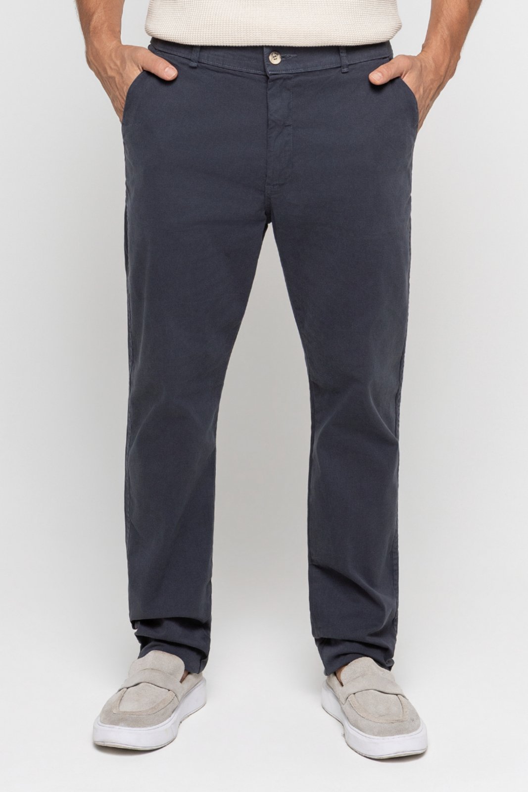 Calça Chino Jose Slim Chumbo Doct