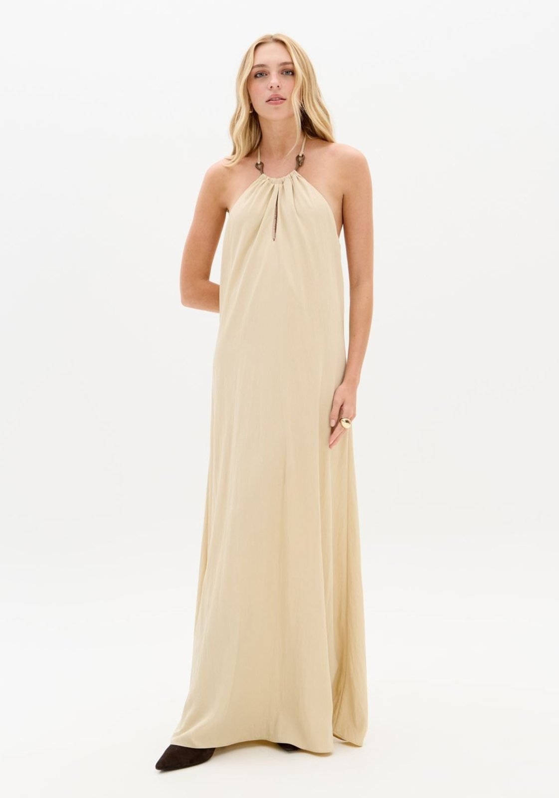 Vestido Super Midi Frente Única My Favorite Things