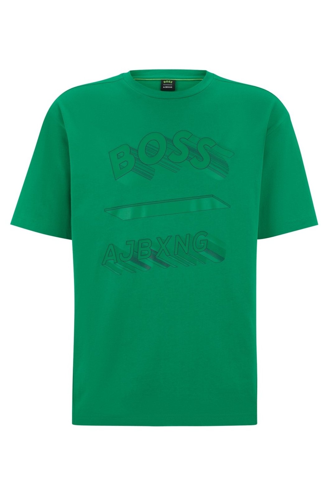 Camiseta De Caimento Solto Em Jersey De Algodão Com Detalhes Da Cápsula