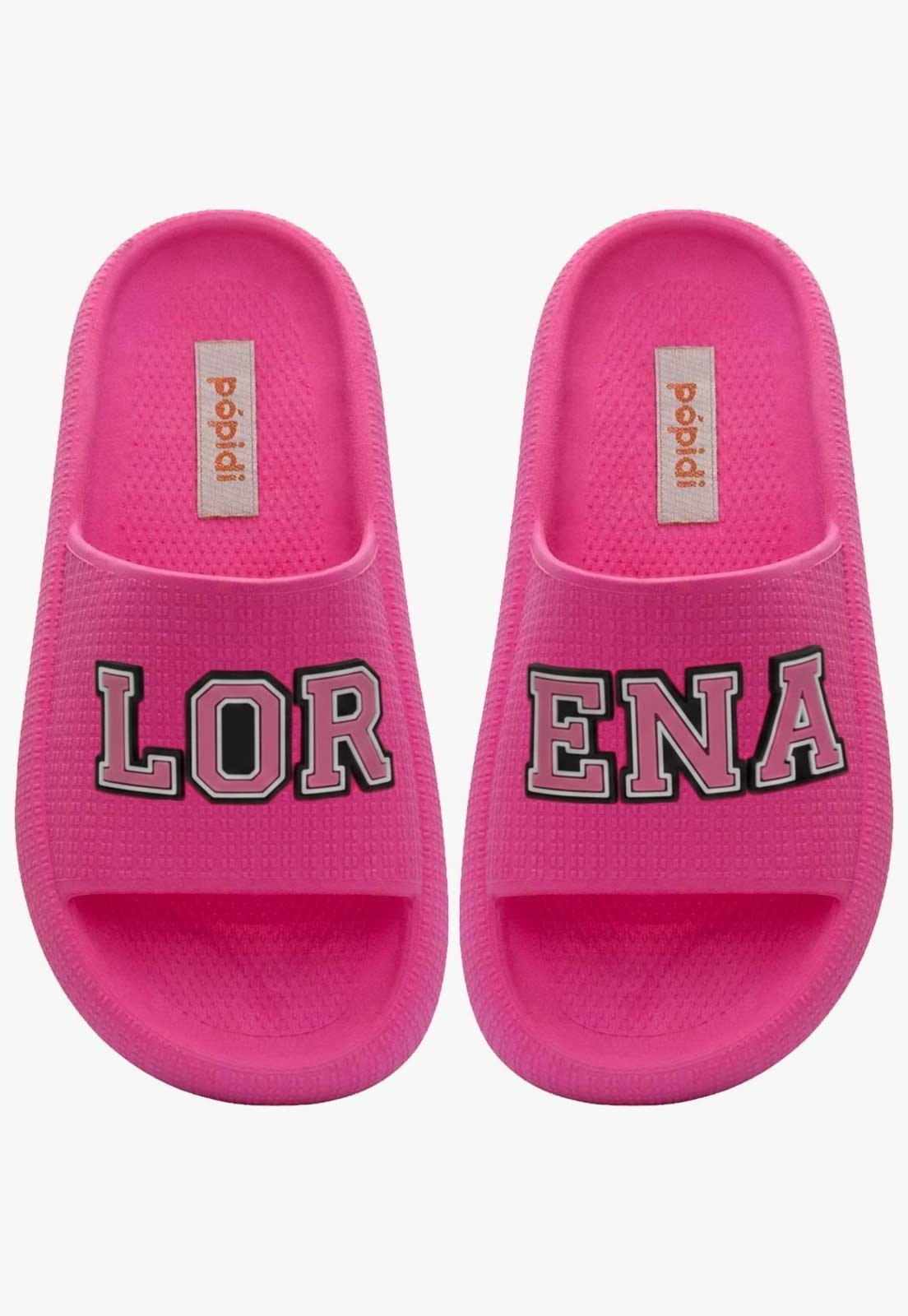 Infantil - Chinelo Pópidi Personalizado LORENA Estilo Nuvem Pink