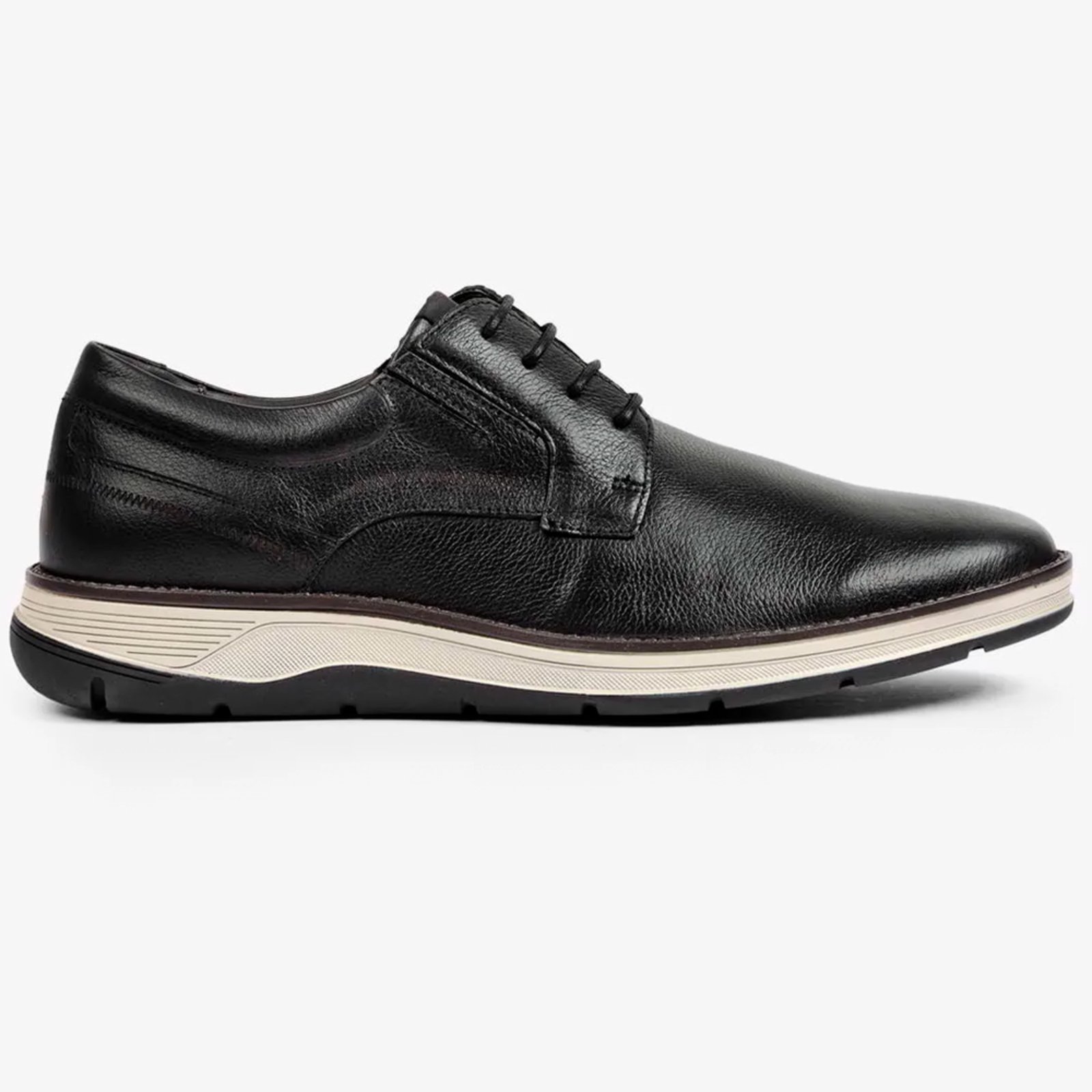 Sapato de Couro Ferracini Fluence 5540-559G Preto Masculino