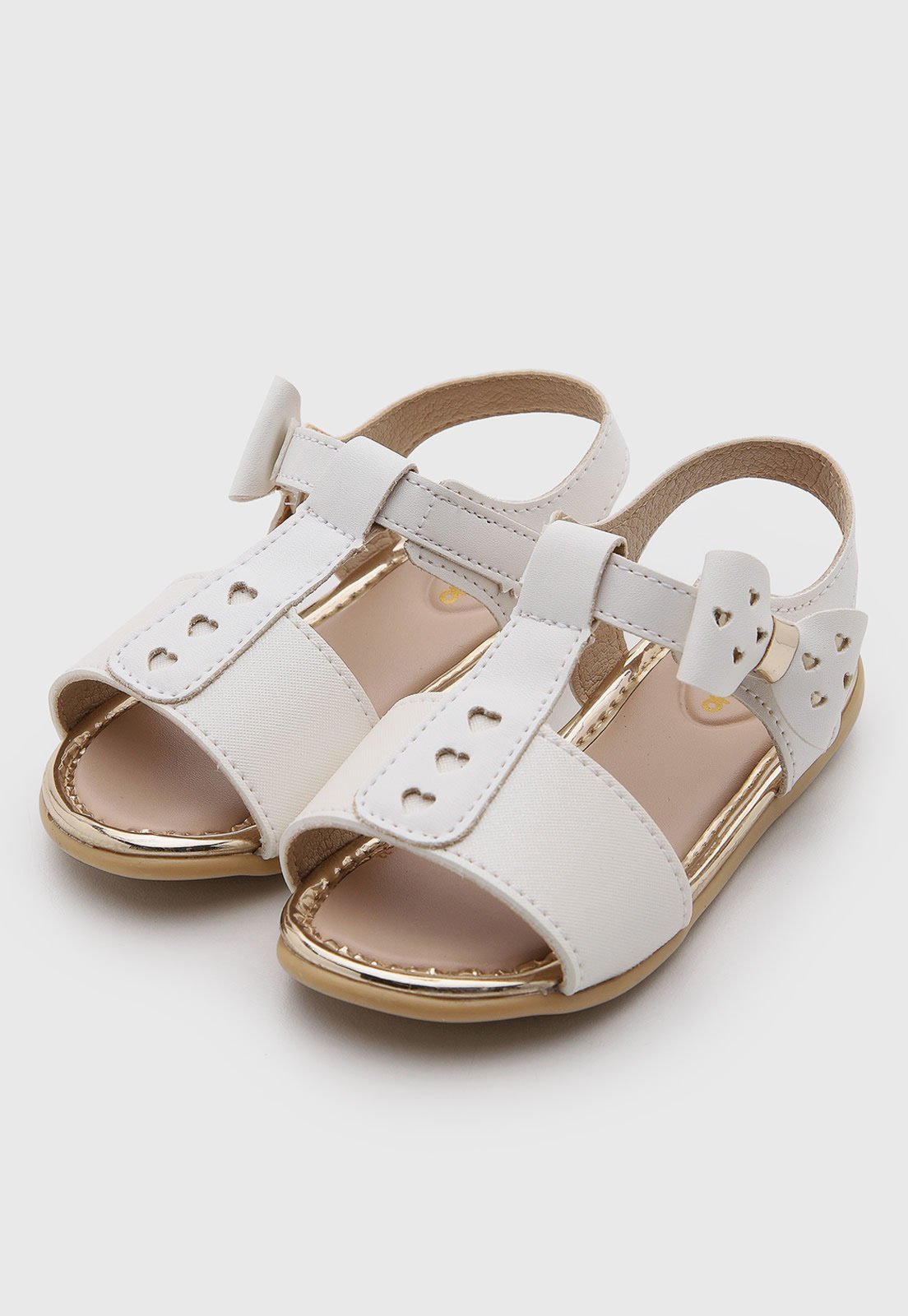 Infantil - Sandália Pimpolho Laço Off-White