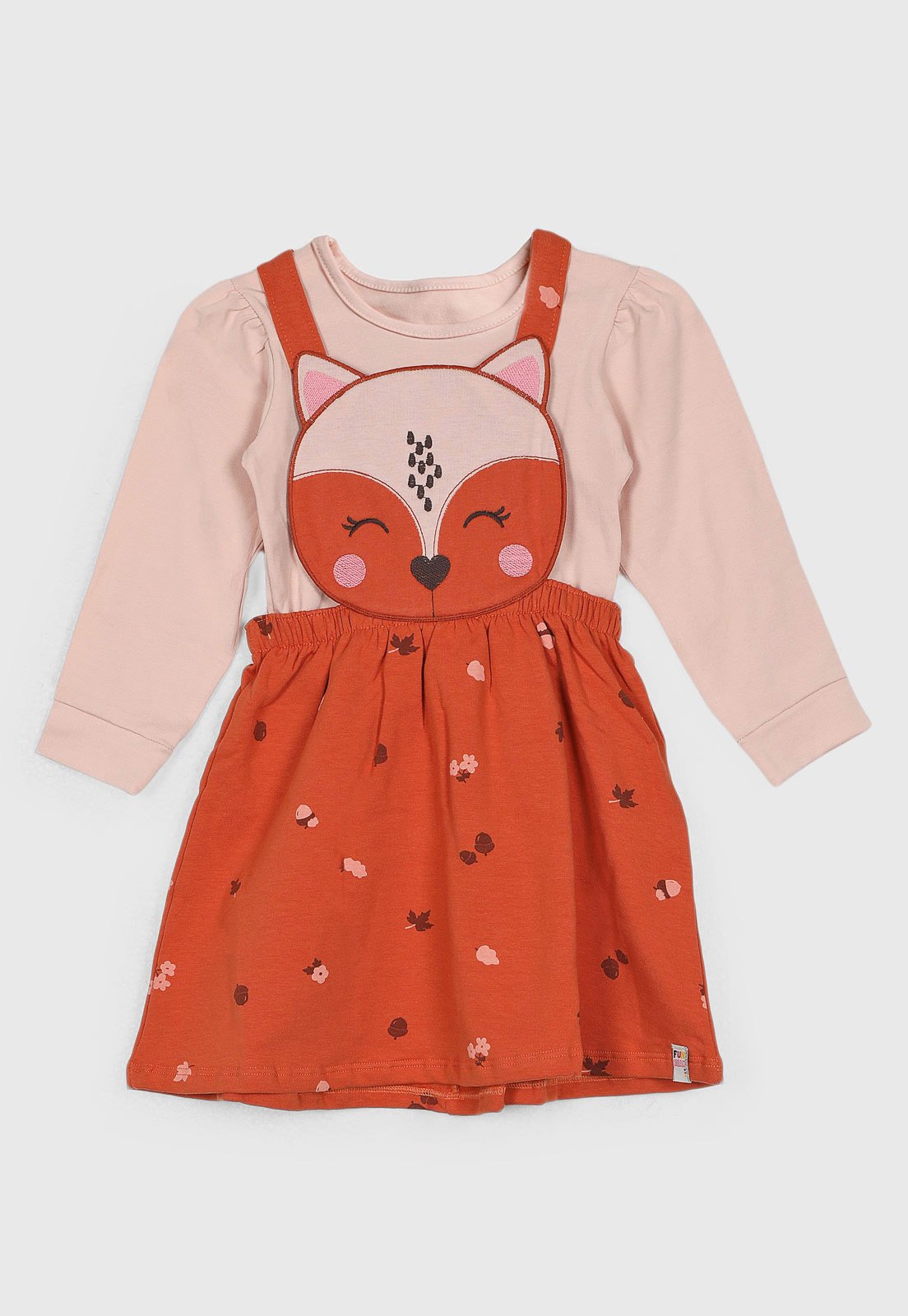 Conjunto Elian Raposa Estampado Rosa