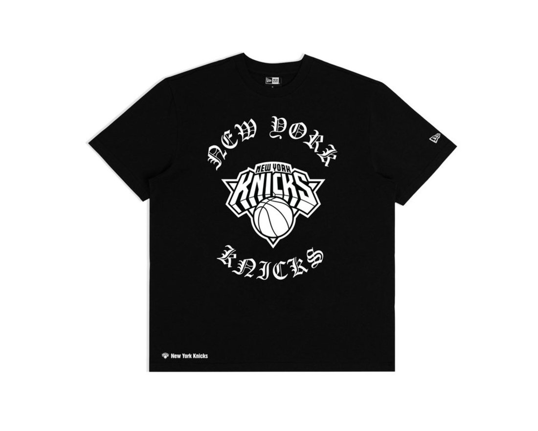 Camiseta New Era Regular New York Knicks NBA Preto
