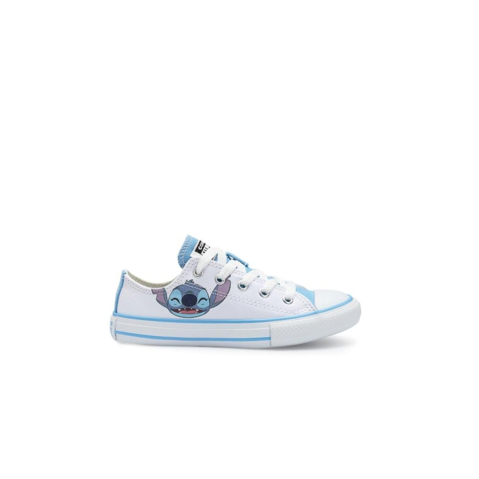 Infantil - Tênis Juvenil Chuck Taylor All Star Stitch Cano Baixo Branco