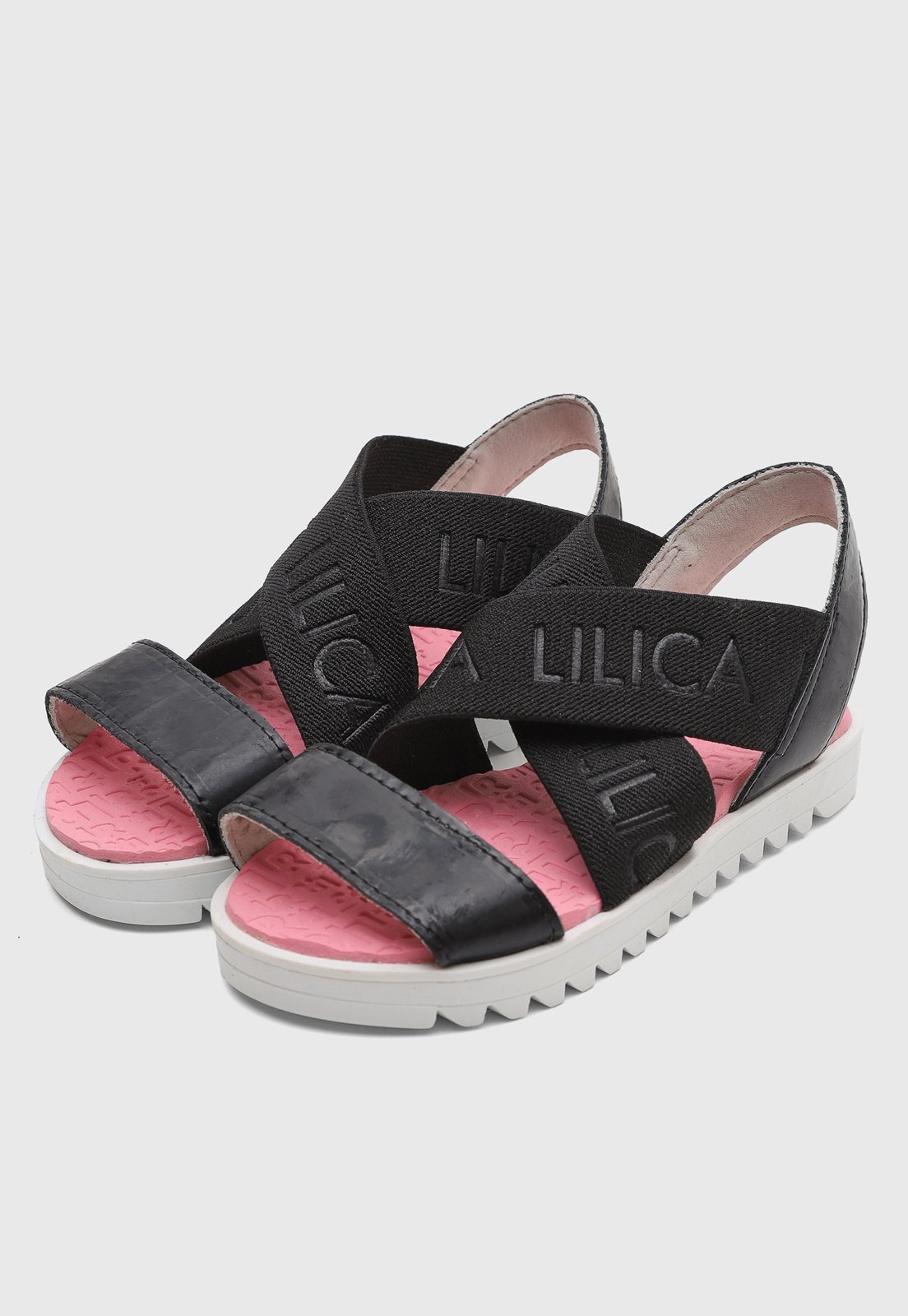 Vista 2 Infantil - Sandália Lilica Ripilica Eazy Calce Preta preto Lilica Ripilica preto
