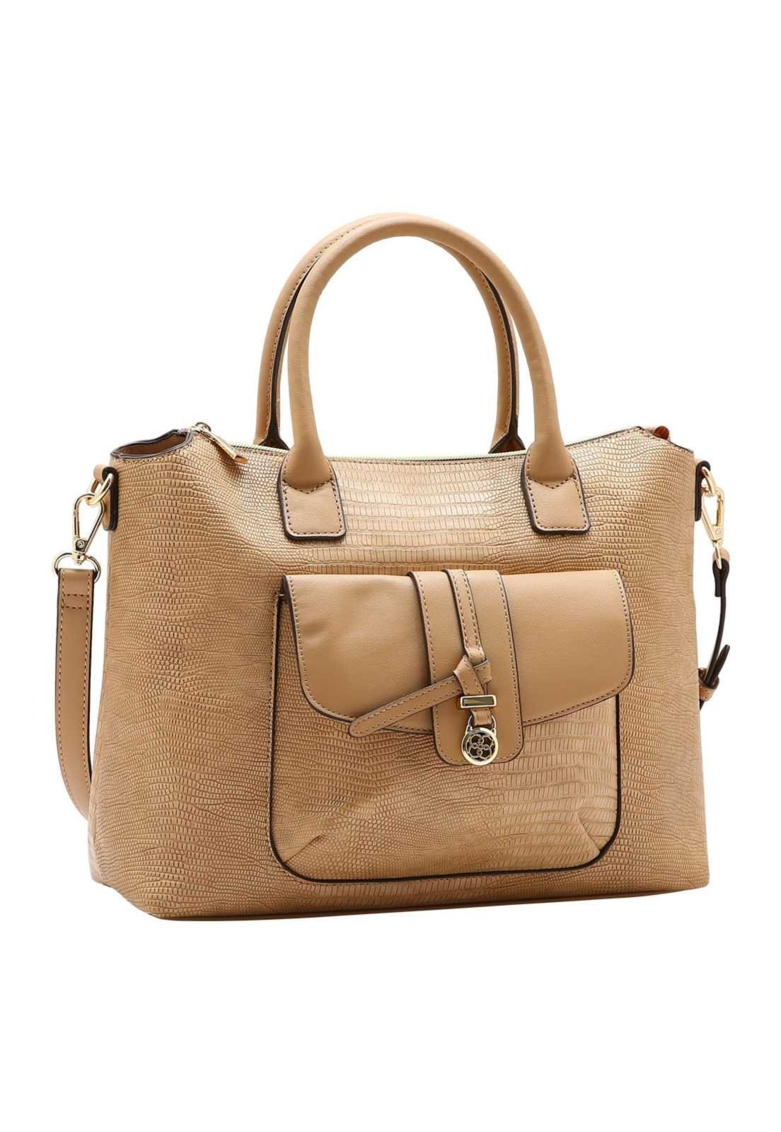 Bolsa Feminina Chenson Mão Utilitario 3485925 Bege