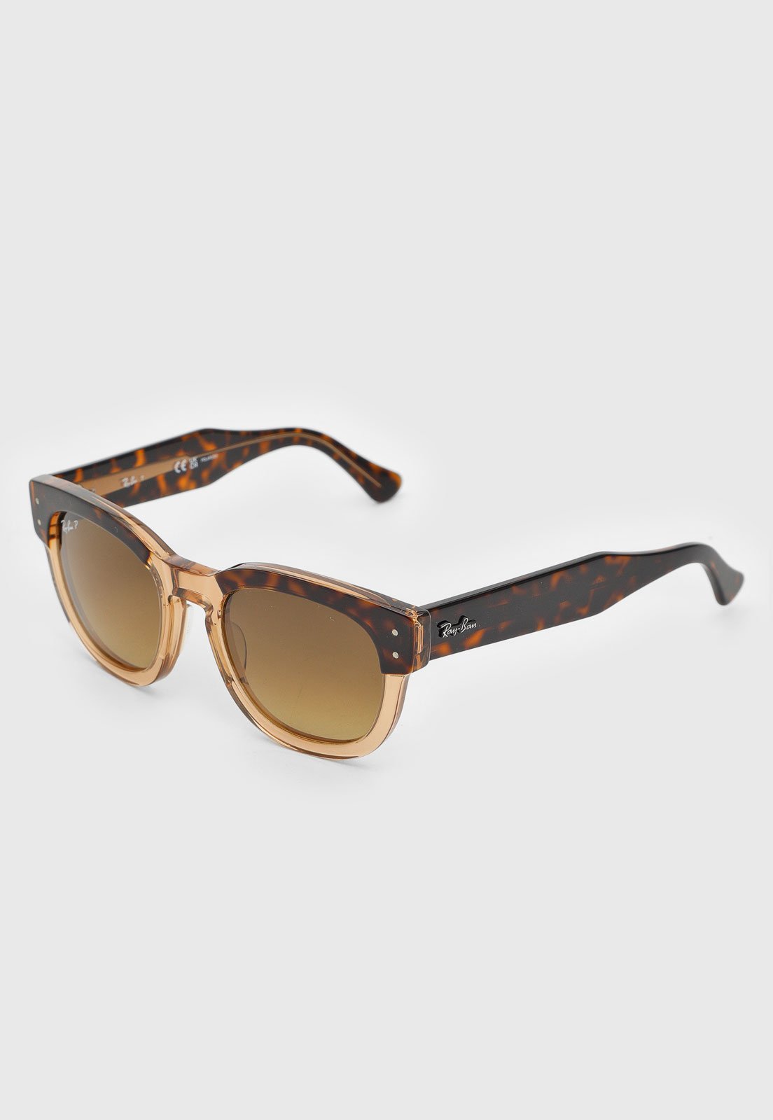Óculos De Sol Ray-Ban Mega Hawkeye Marrom