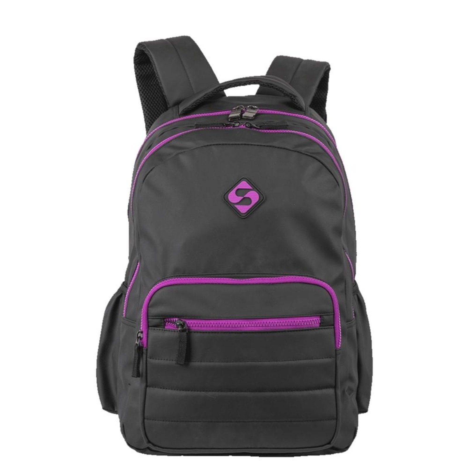 Vista 2 Infantil - Mochila Sestini College Hydroblock 2 Comp e Roxo preto Sestini preto