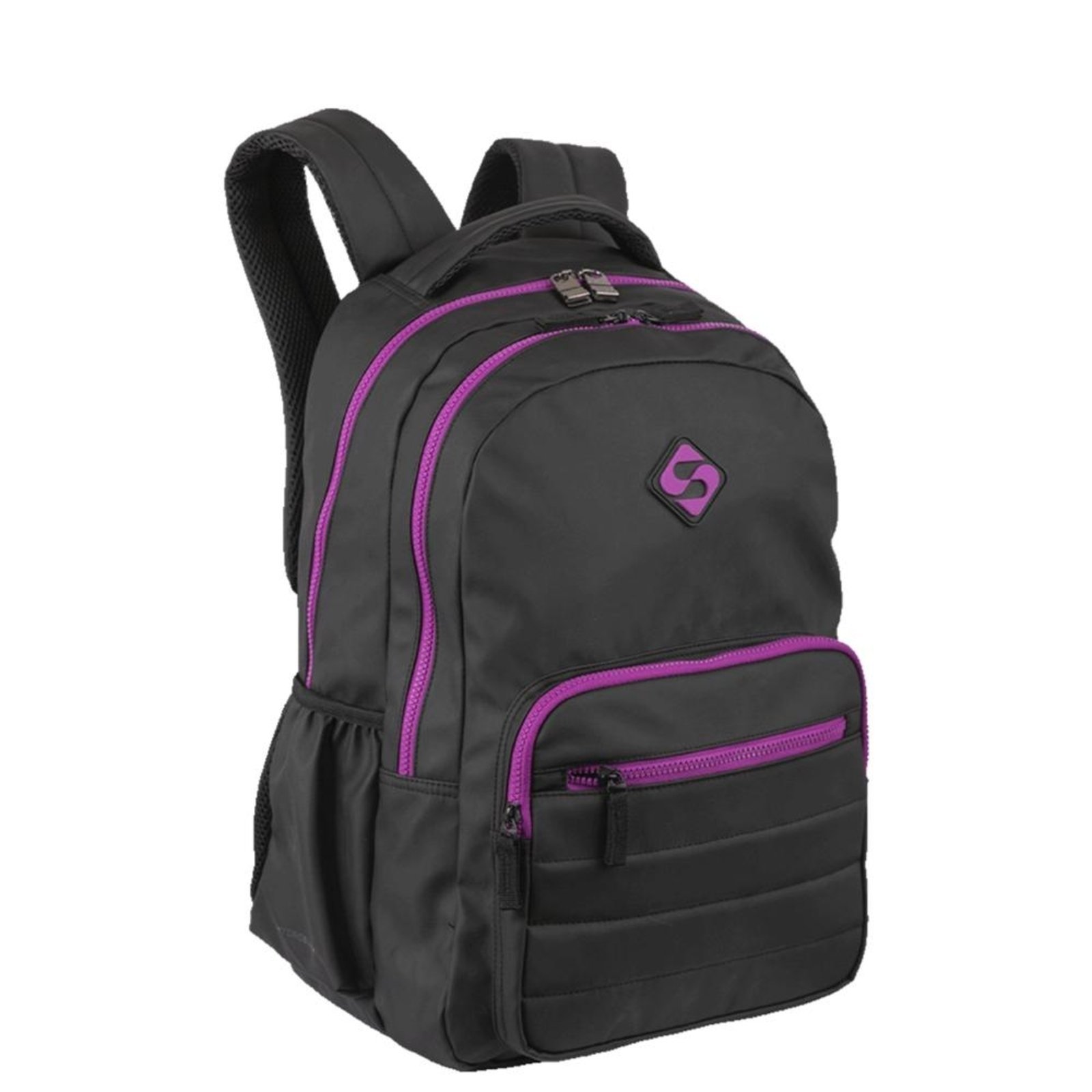 Vista 3 Infantil - Mochila Sestini College Hydroblock 2 Comp e Roxo preto Sestini preto