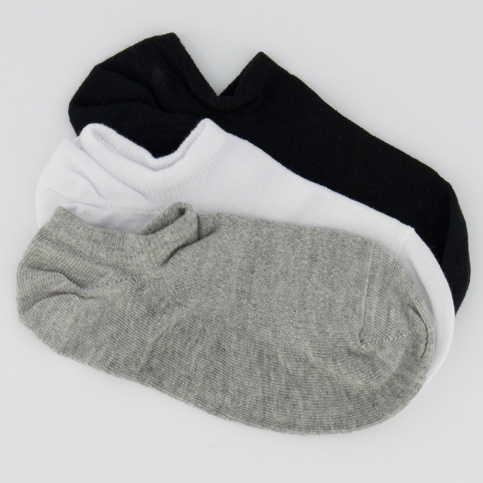 Kit Meia Selene Sapatilha Invisível 3 Pares Femini
