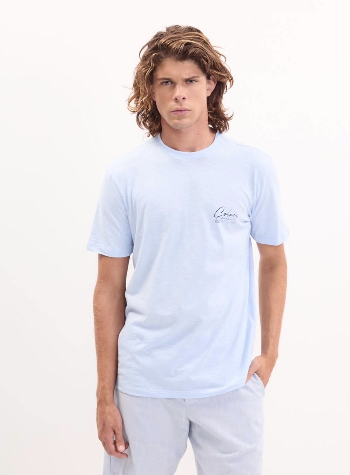 Camiseta Colcci Azul Skey