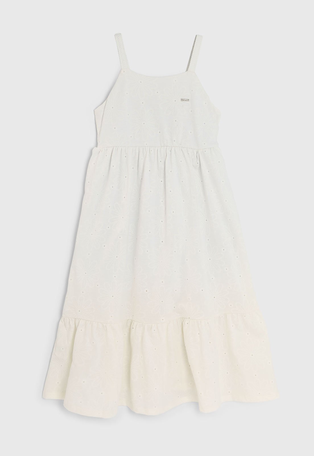 Infantil - Vestido Elian em Camadas Branco