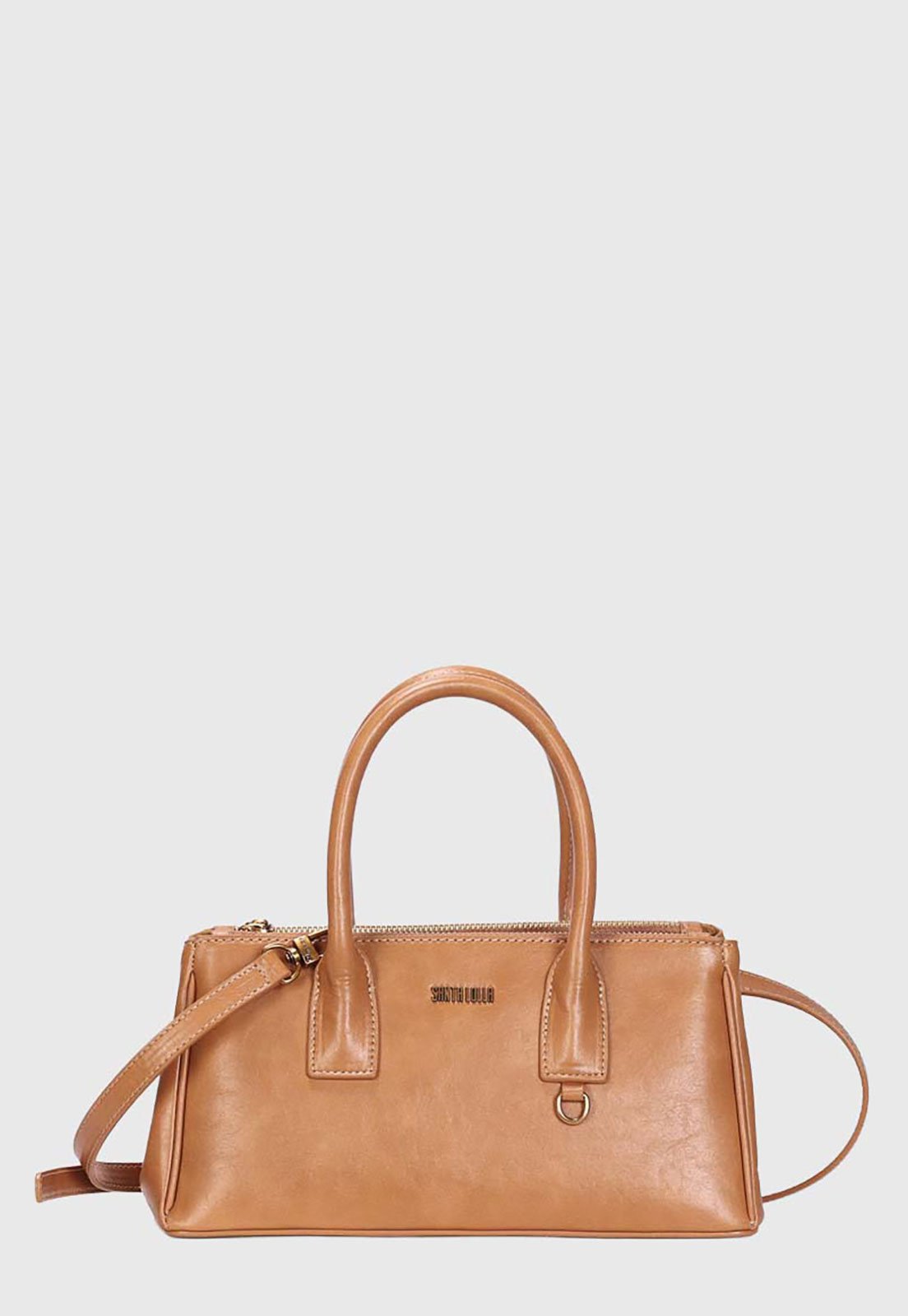 Bolsa Feminina Santa Lolla Média Retangular Caramelo