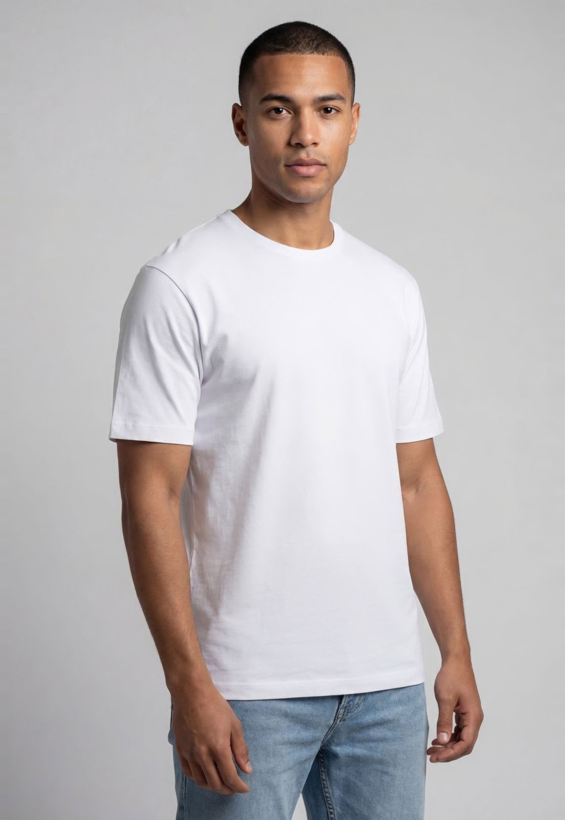 Camiseta Masculina Forum Decote Redondo Branca