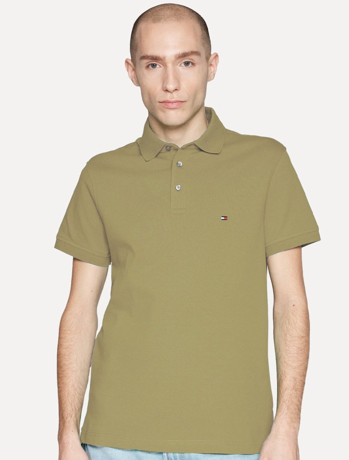 Polo Tommy Hilfiger Masculina Slim Piquet 1985