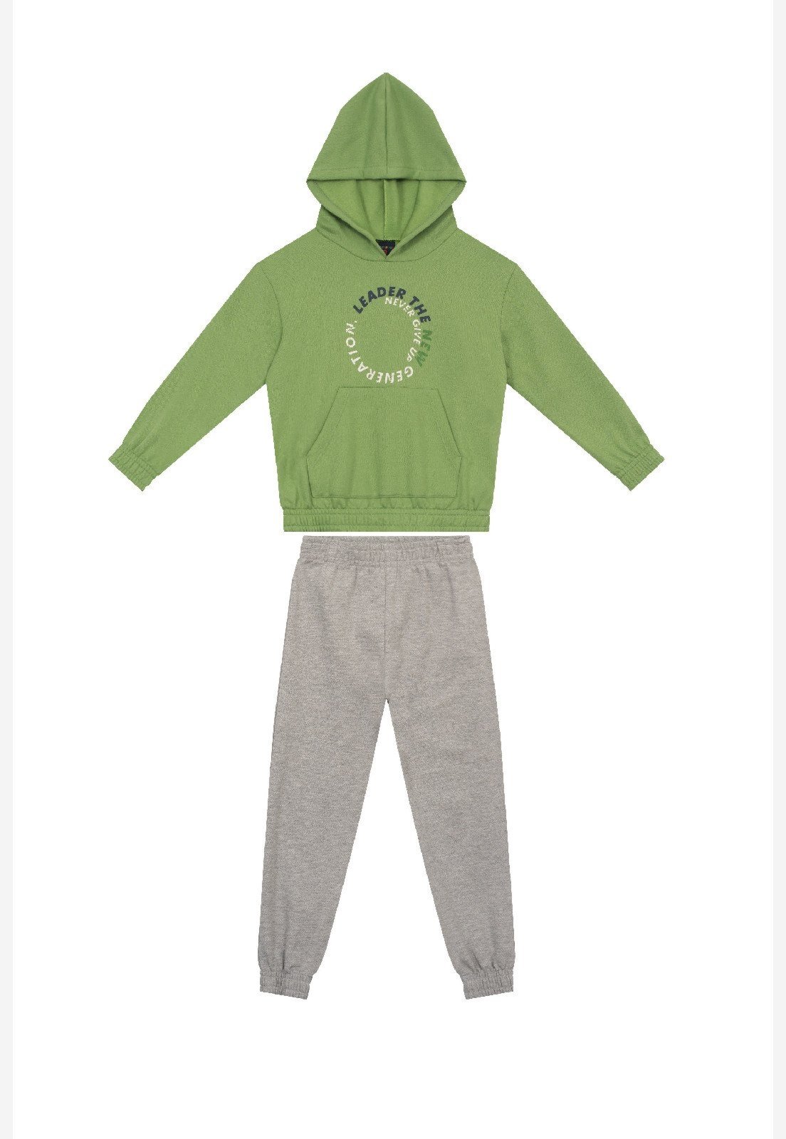 Vista 3 Infantil - Conjunto em Moletom Guloseima branco GULOSEIMA branco