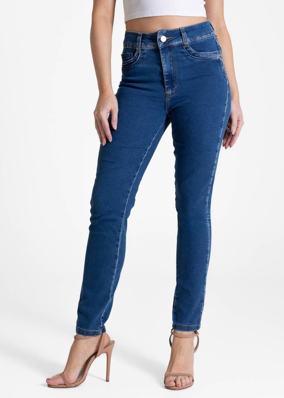 Calça Jeans Sawary Levanta Bumbum - 283619 - Azul - Sawary