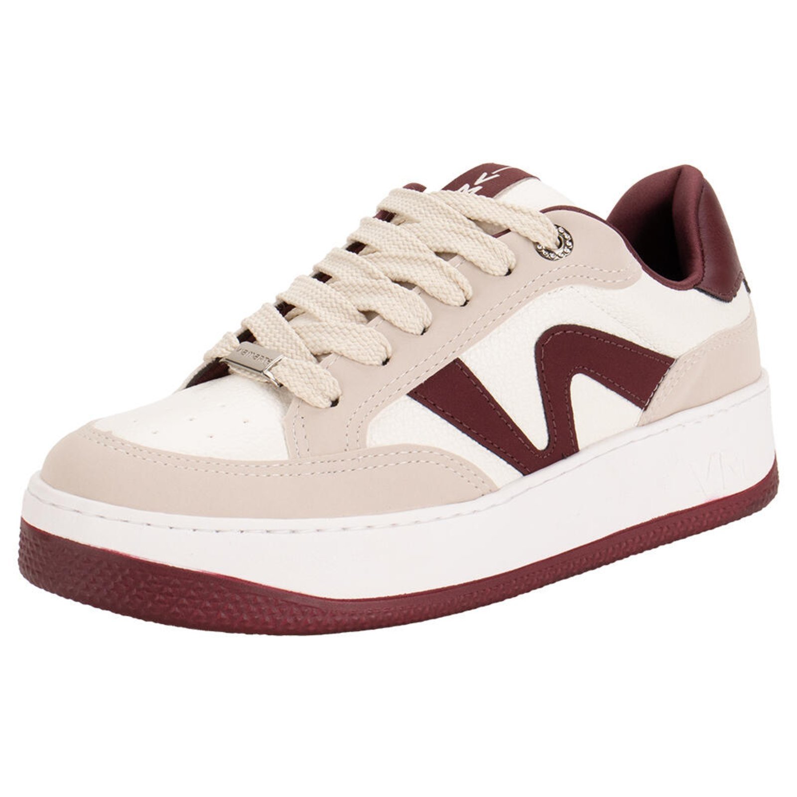 Tênis Feminino Casual Via Marte 209001 5830020 Bege