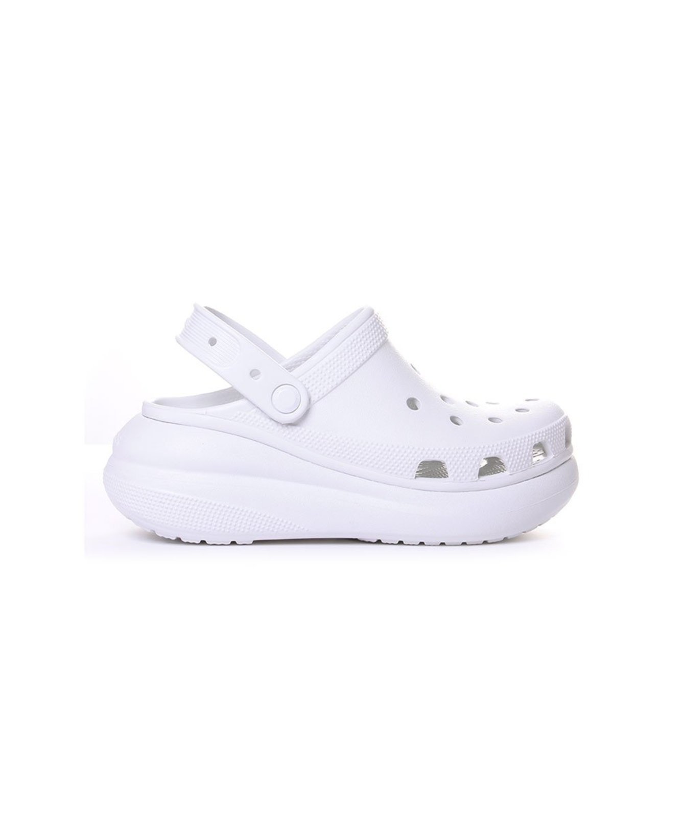 Sandália Crocs Classic Crush Clog Off White Incolor