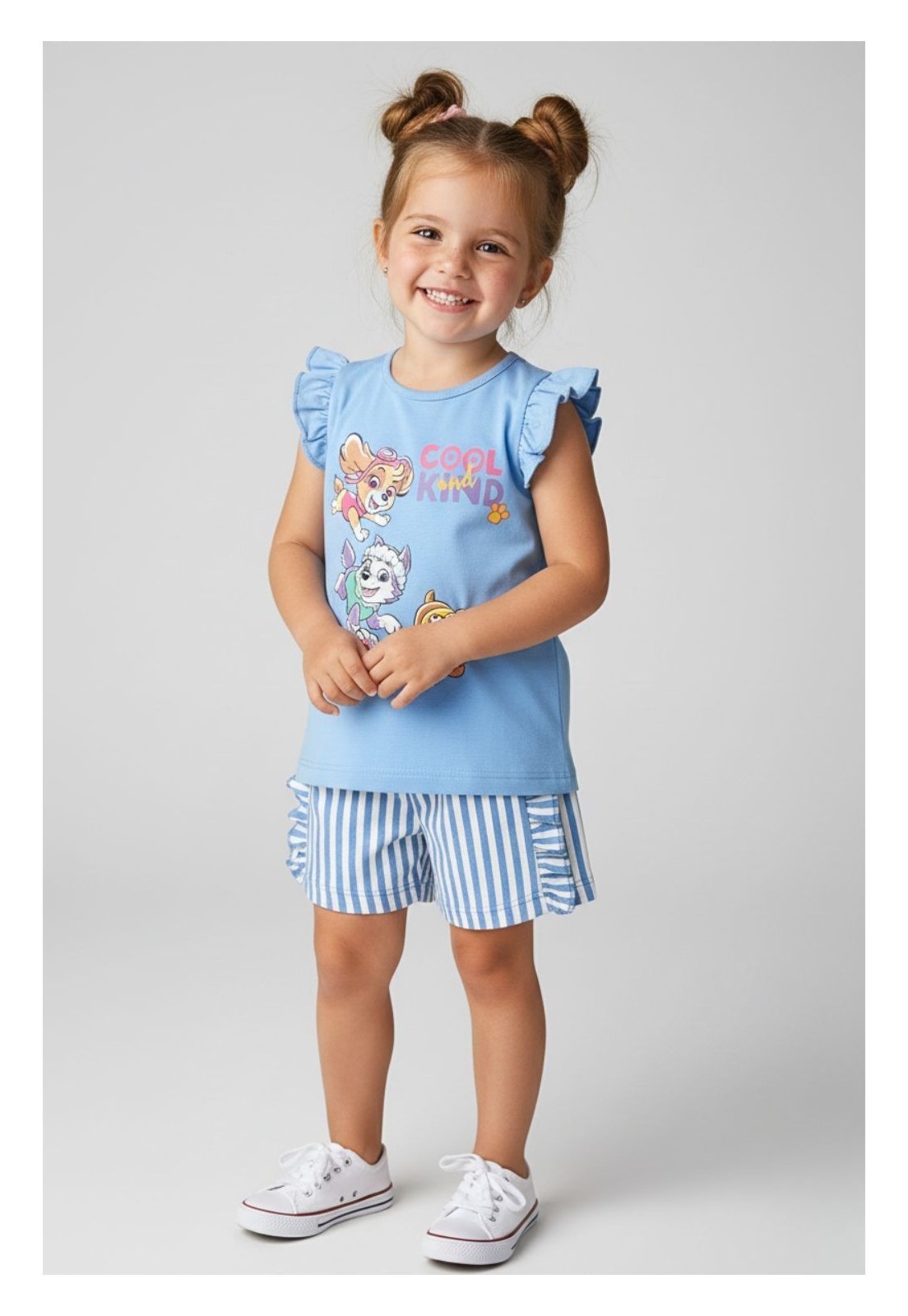 Infantil - Conjunto feminino Skye Azul Patrulha Canina
