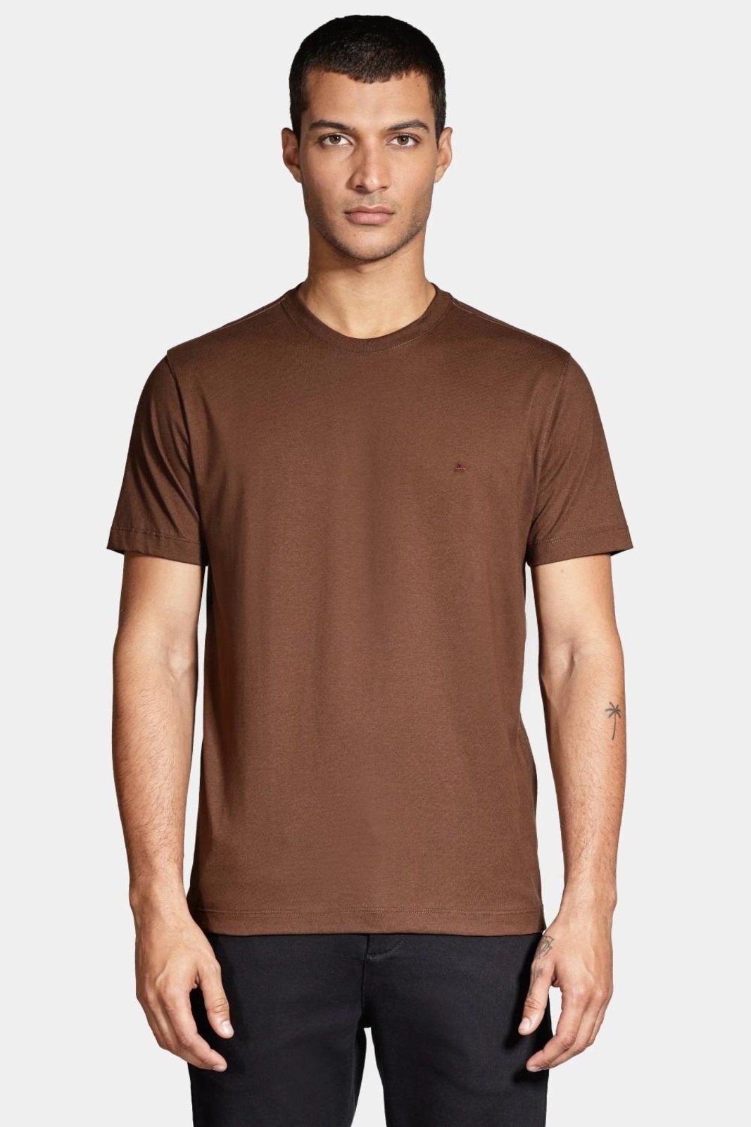 Camiseta Aramis Básica Marrom Chocolate
