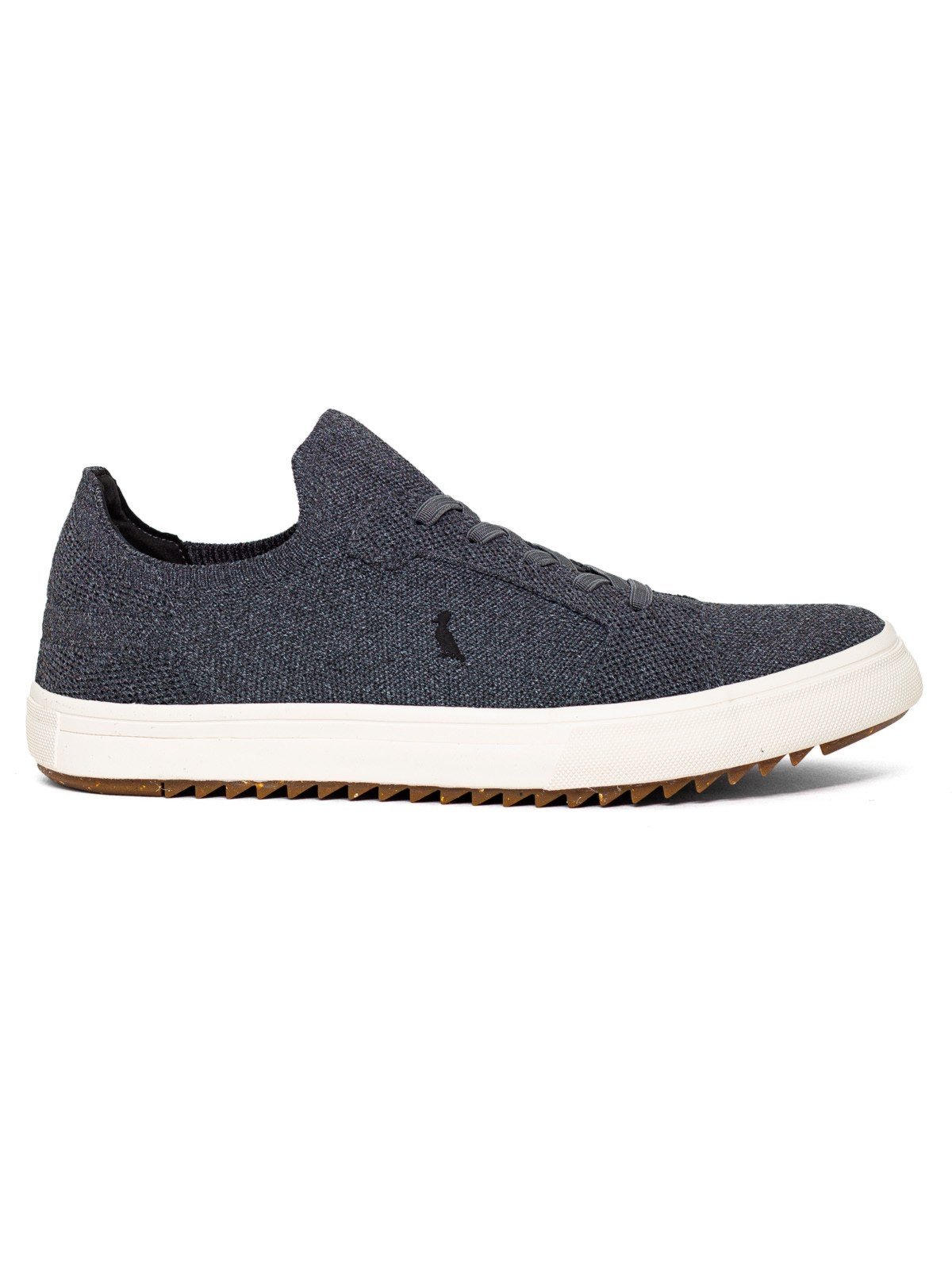 Tênis Masculino Reserva Go Neo Knit Casual Elástico Confortável Cadarço Calce Fácil Cinza Mescla