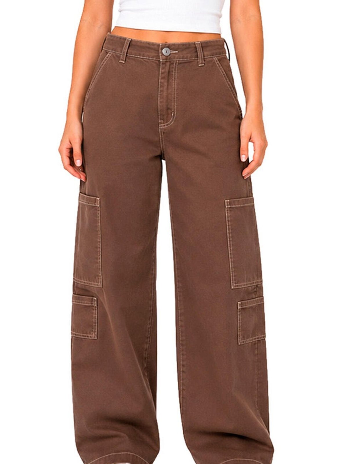 Calça Sarja Feminina Aéropostale 98111301-1 Marrom