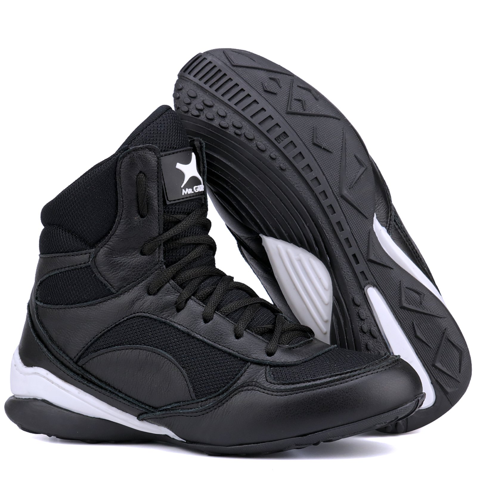 Vista 3 Bota Fitness Treino Mr. Gutt Casual preto/rosa Mr. Gutt preto/rosa
