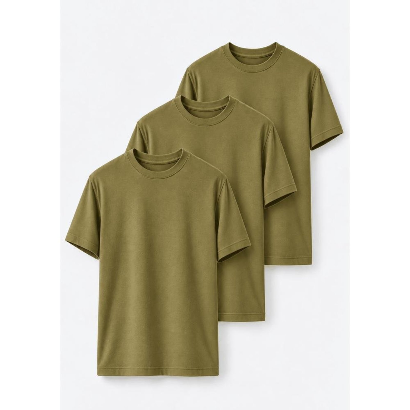 Kit 3 Camisetas Básicas Masculinas Manga Curta Slim Hering