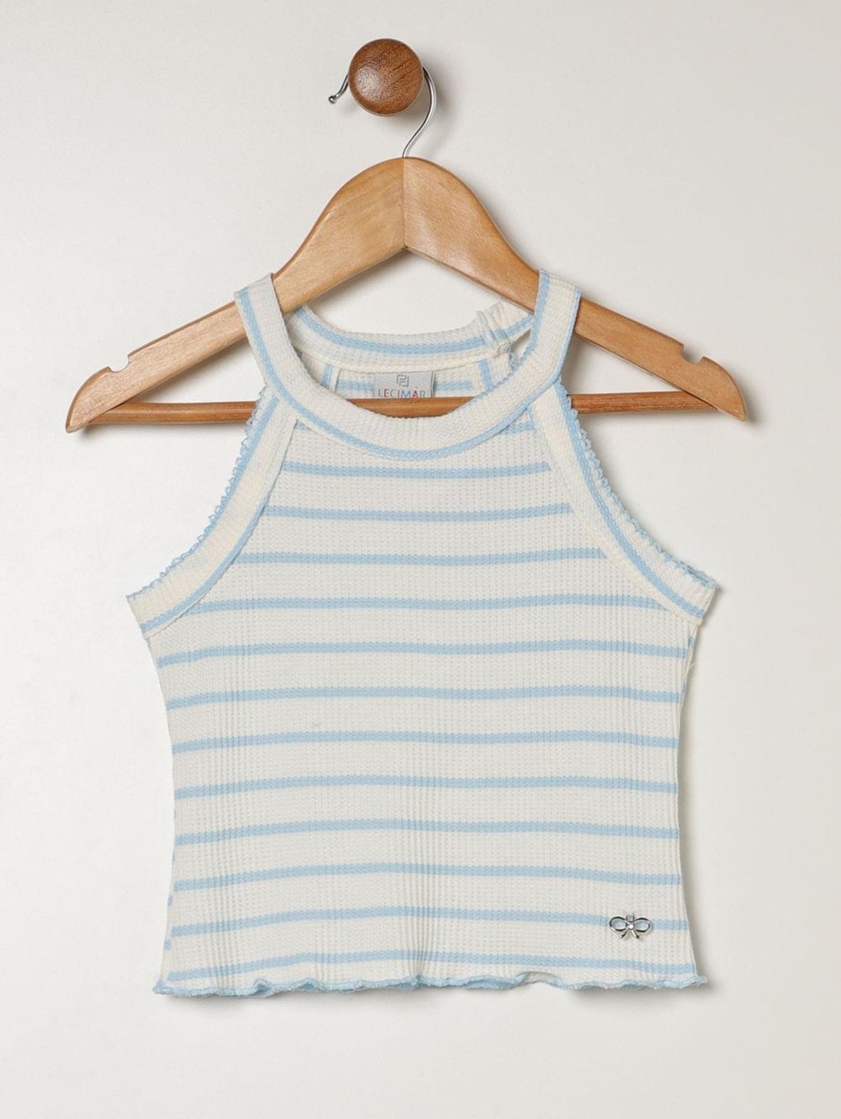 Infantil - Blusa Regata Para Menina - AZUL
