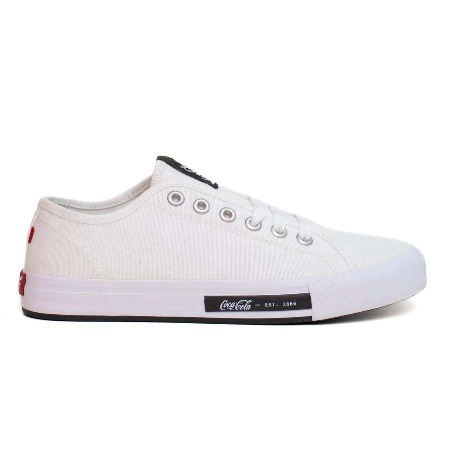 Tênis Coca Cola Daytona Classic Canvas Masculino – Branco