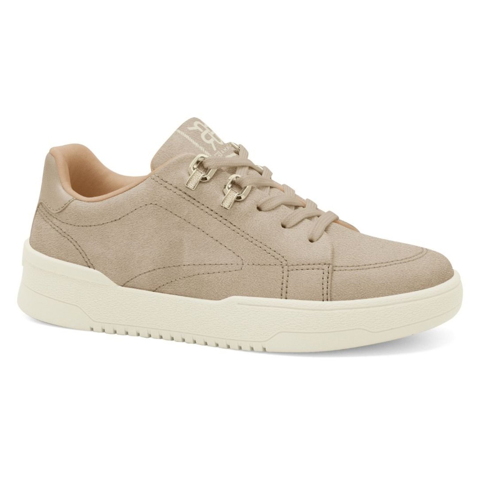 Tênis Feminino Casual Sola Baixa Ramarim 2698204 - Bege