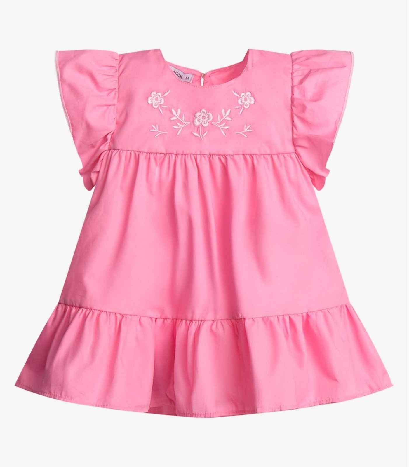 Infantil - Vestido Menina Tricoline Trick Nick Rosa
