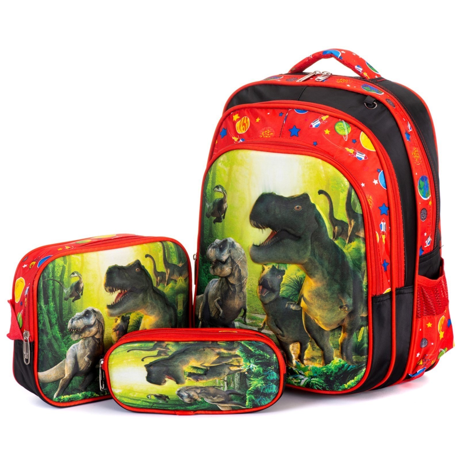 Infantil - Kit Mochila De Rodinha Escolar Menino Menina
