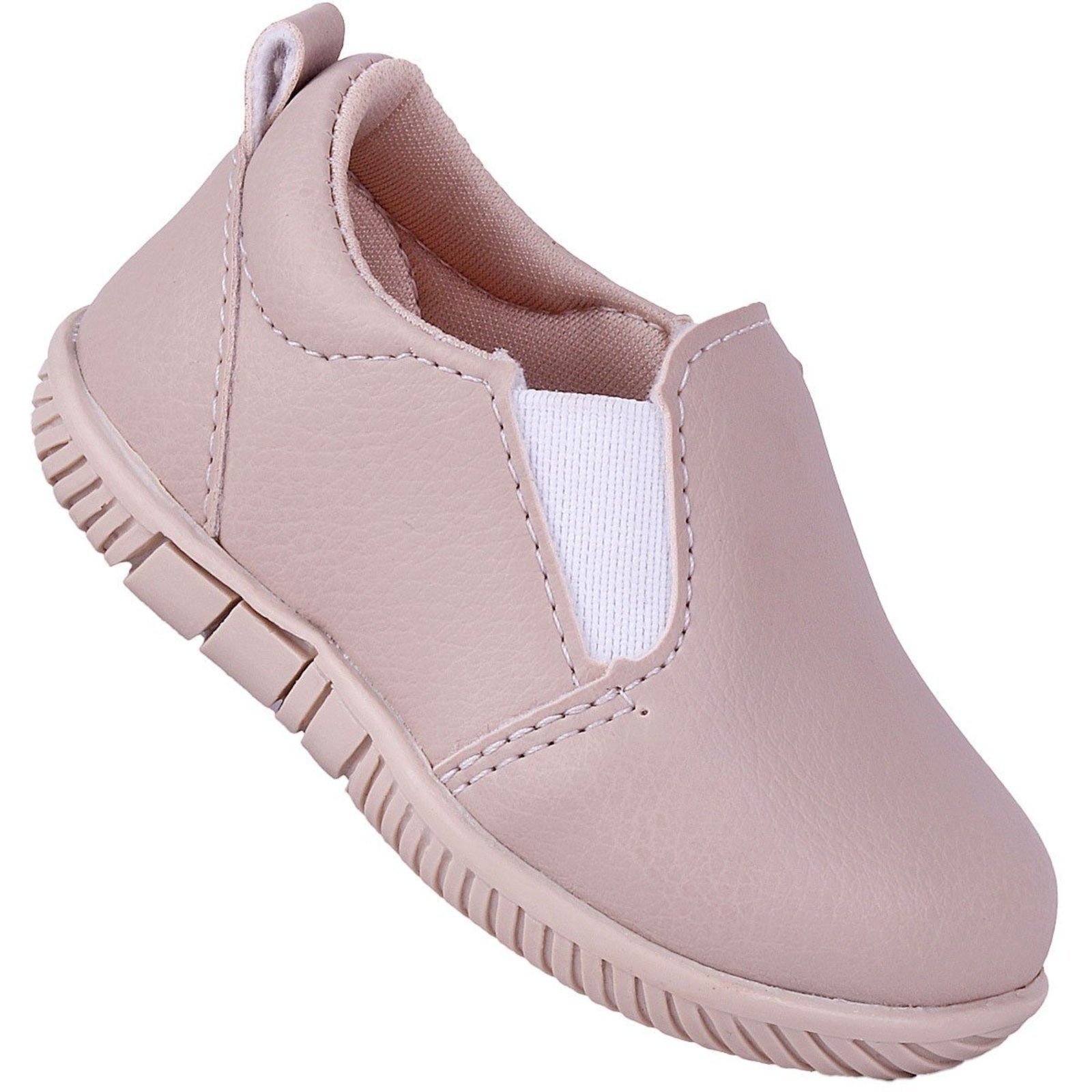 Infantil - Tênis Masculino Baby Slip On Wboys - Nude